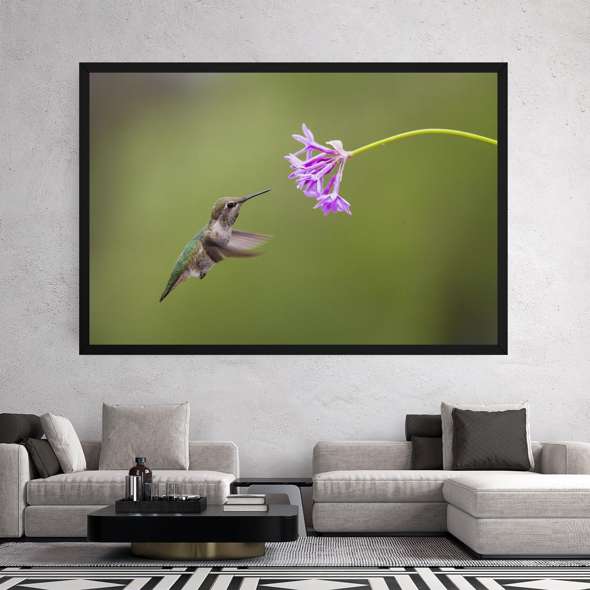 Tablou Canvas Cute Hummingbird mockup 2