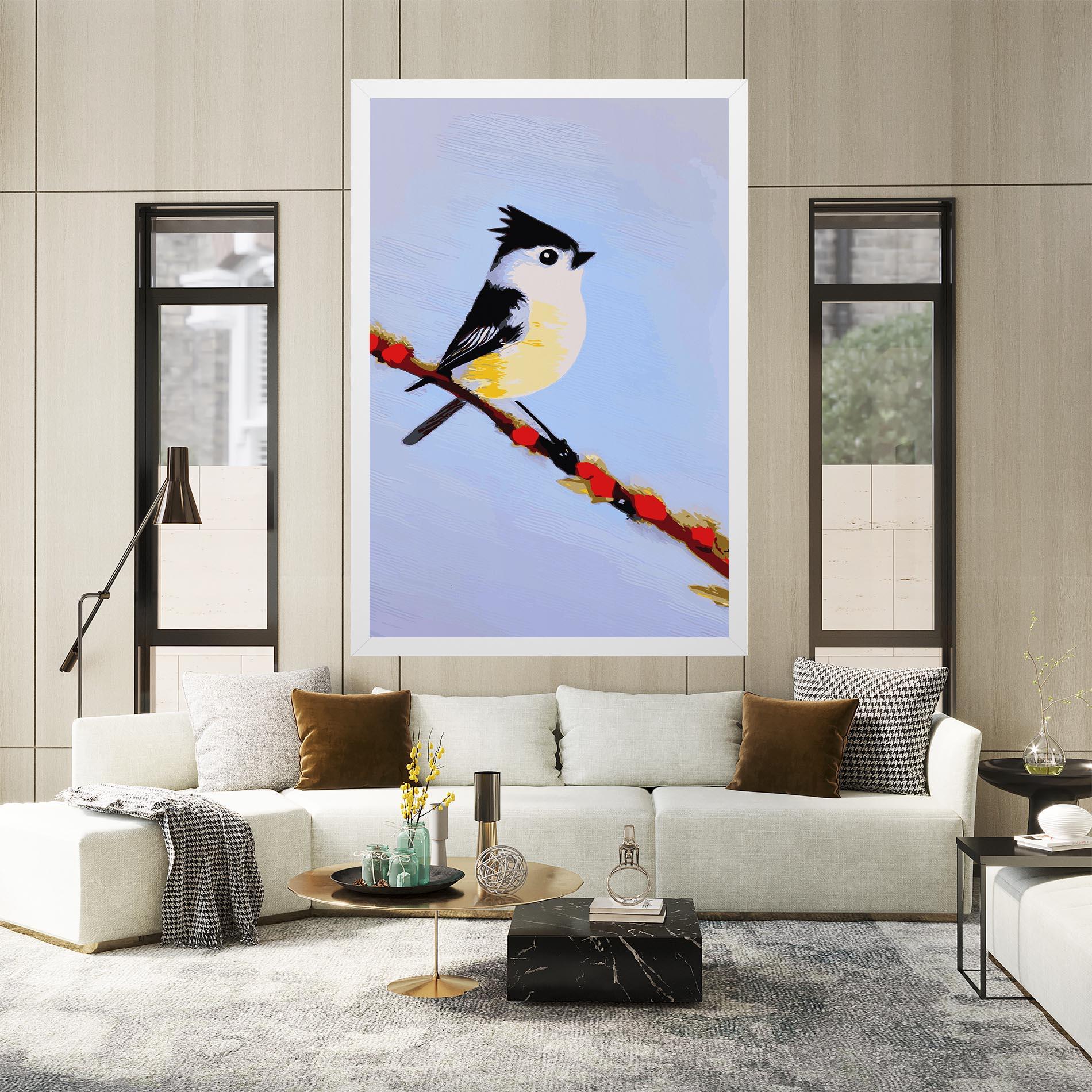 Tablou Canvas Bird Painting mockup 2