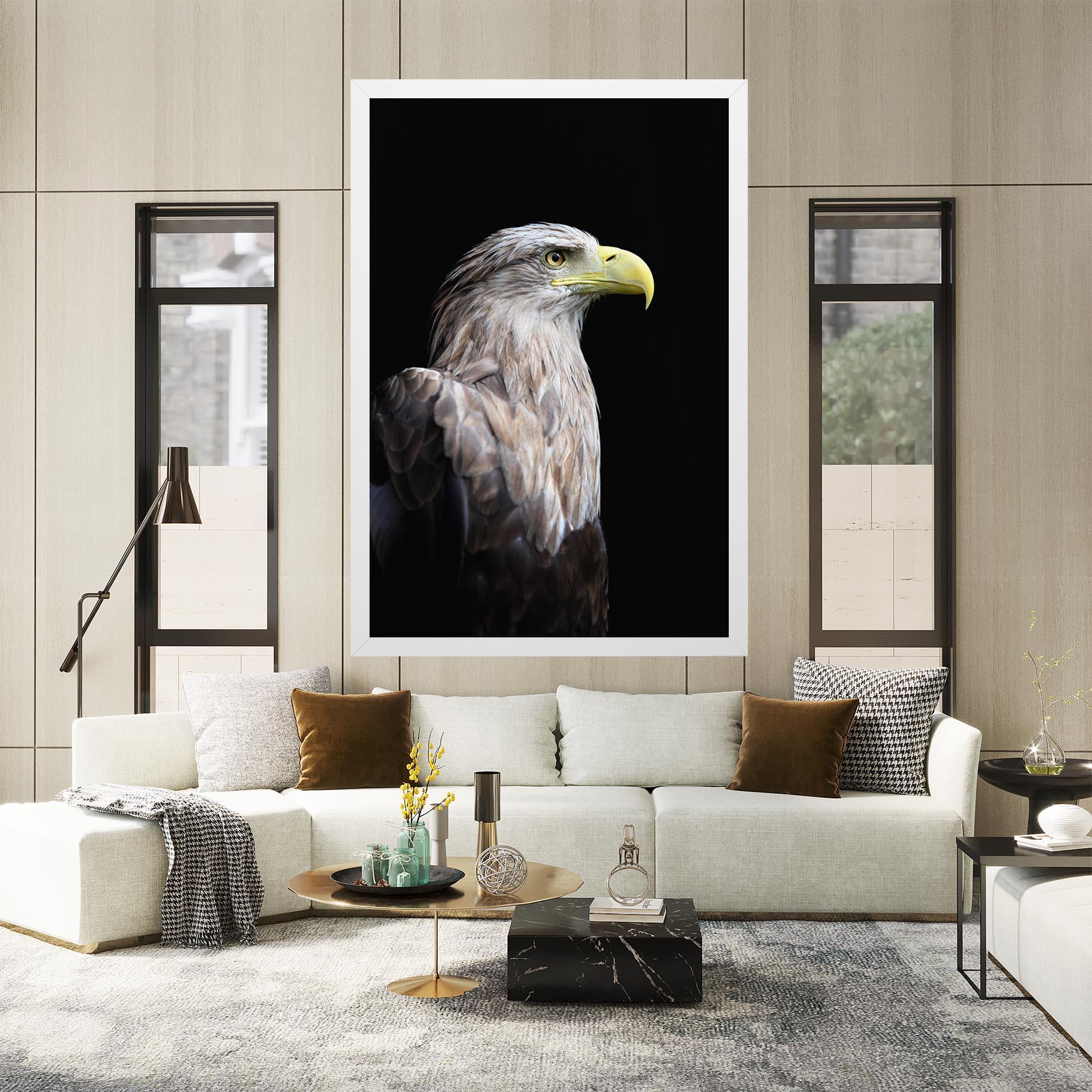 Tablou Canvas Close Up Eagle mockup 2