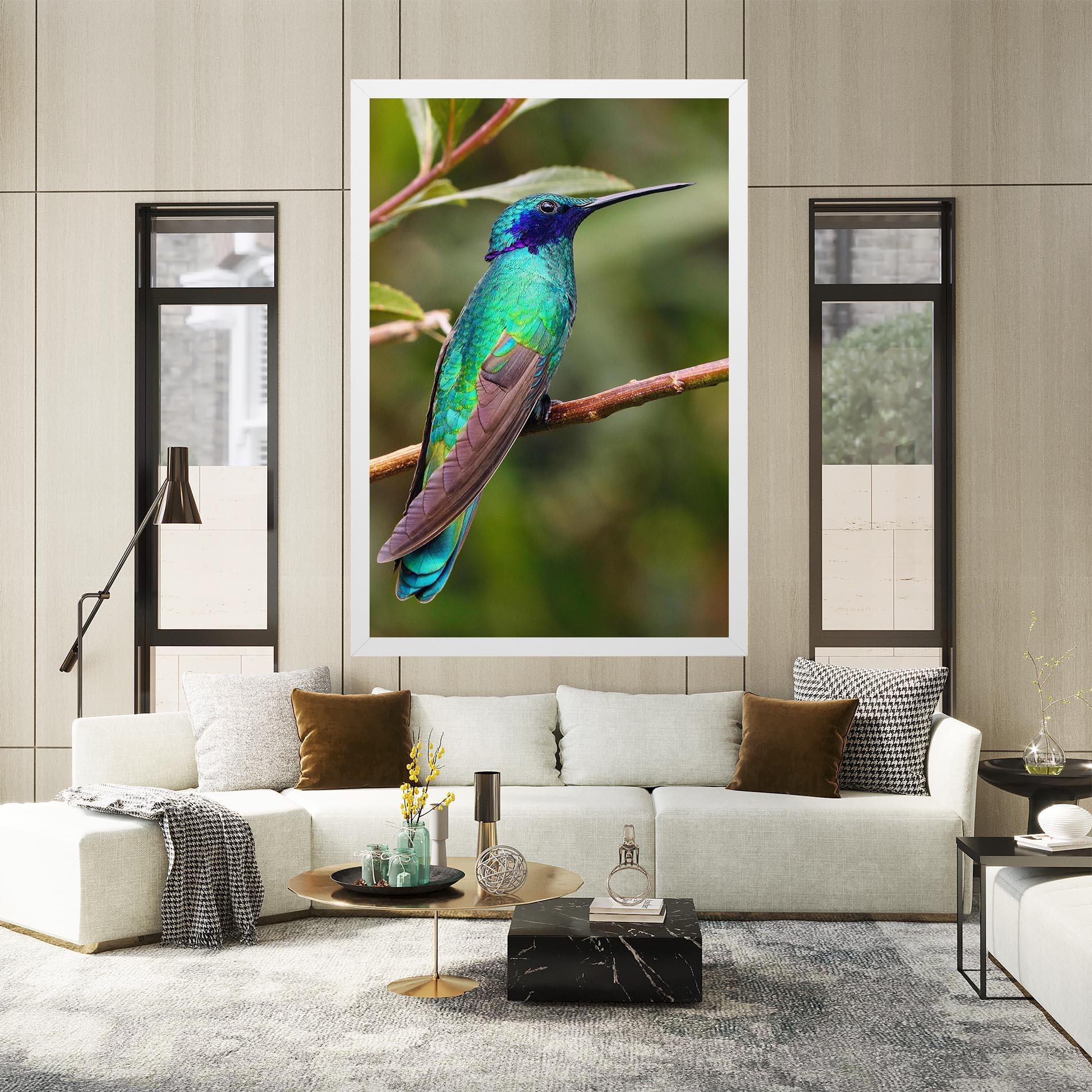 Tablou Canvas Green Bird mockup 2