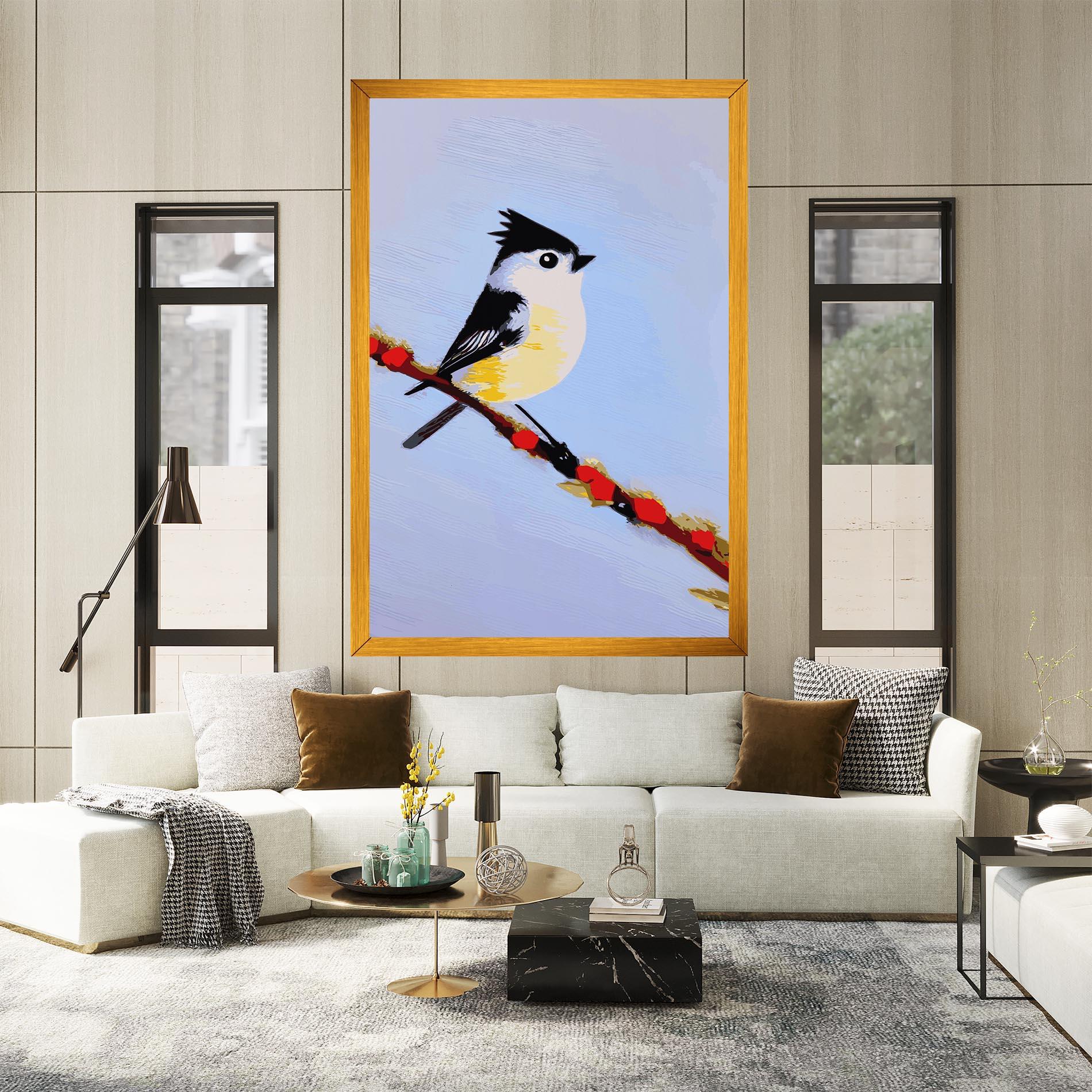 Tablou Canvas Bird Painting mockup 2