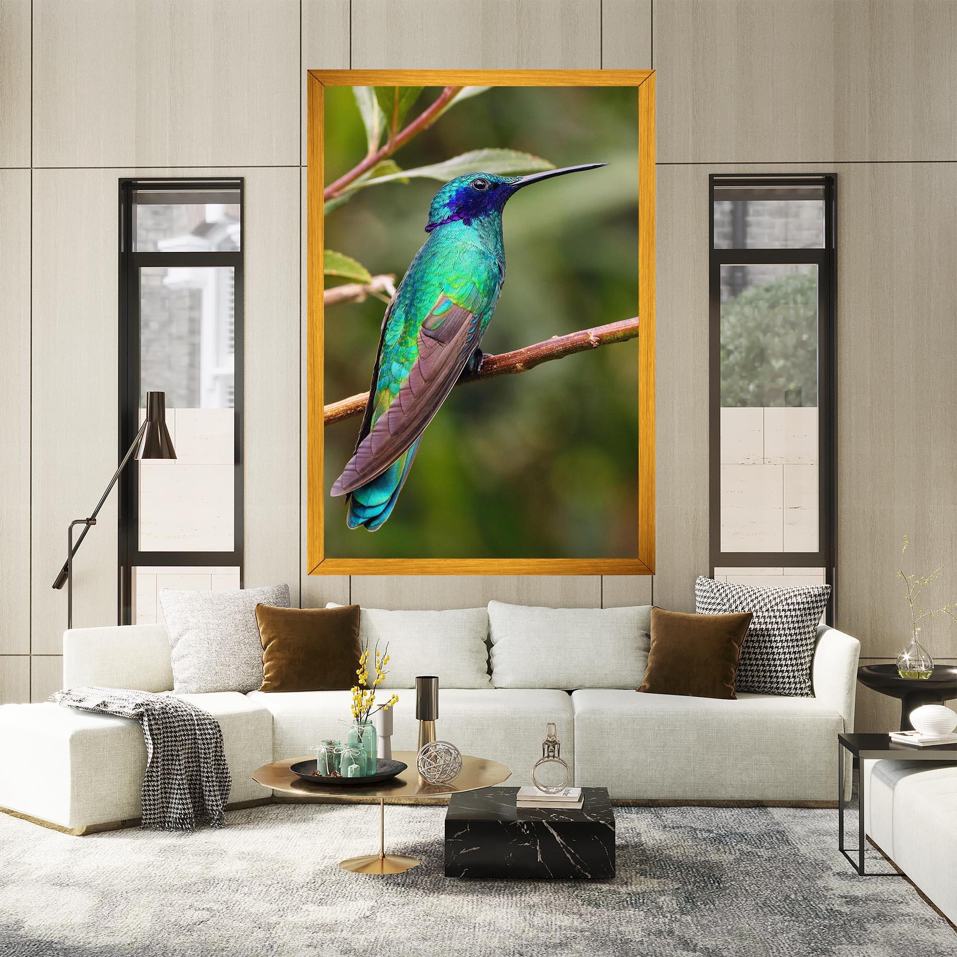 Tablou Canvas Green Bird mockup 2