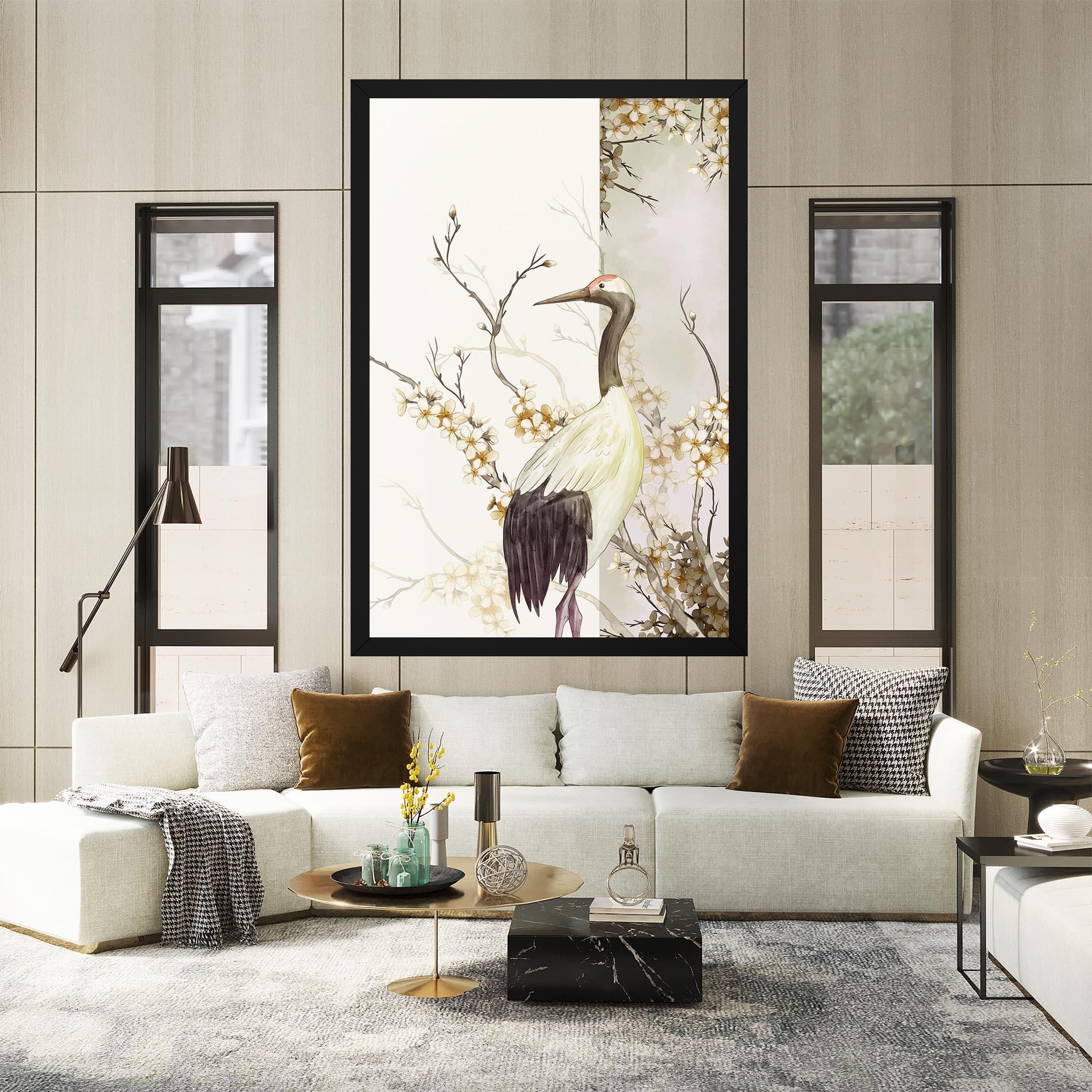 Tablou Canvas Asian Bird mockup 2