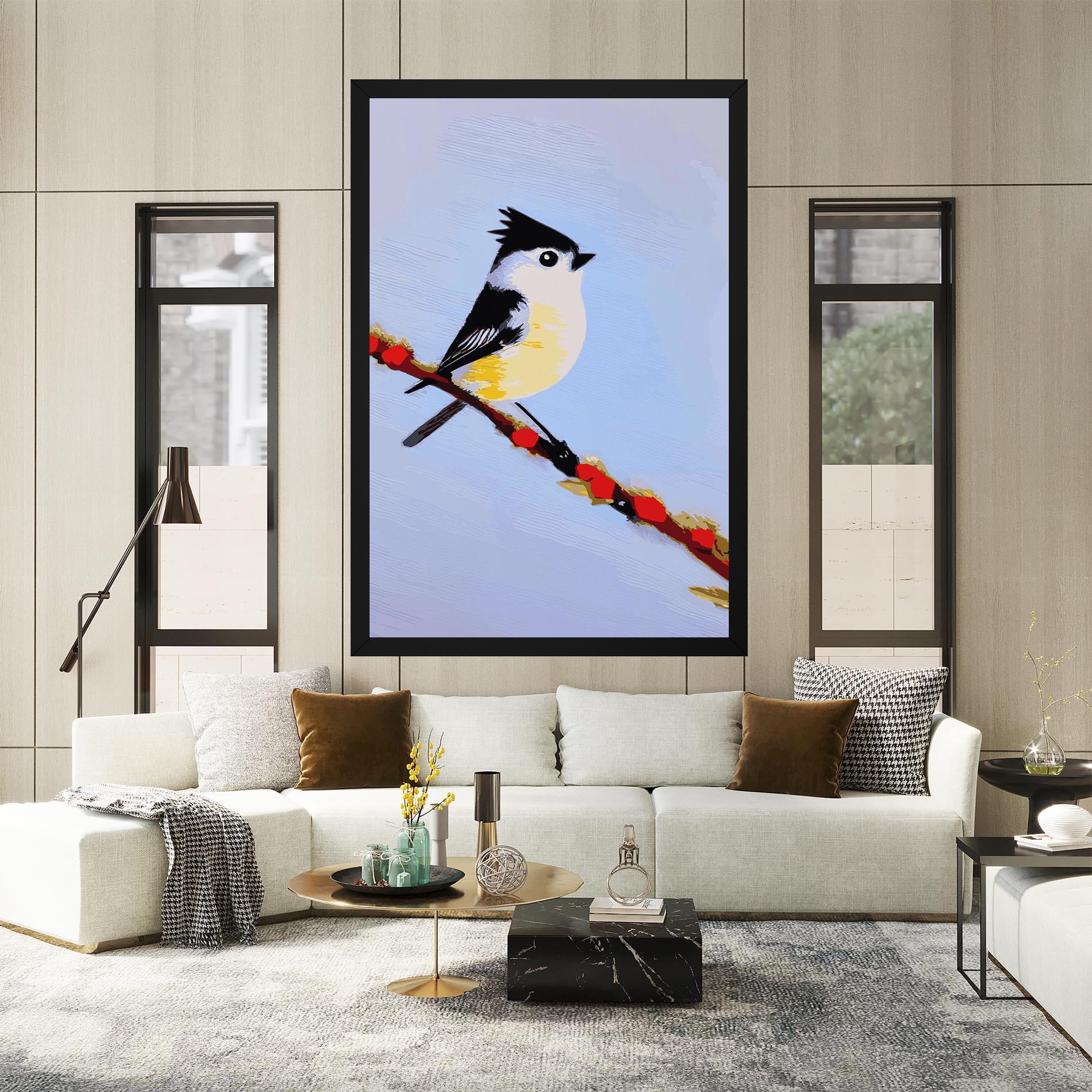 Tablou Canvas Bird Painting mockup 2