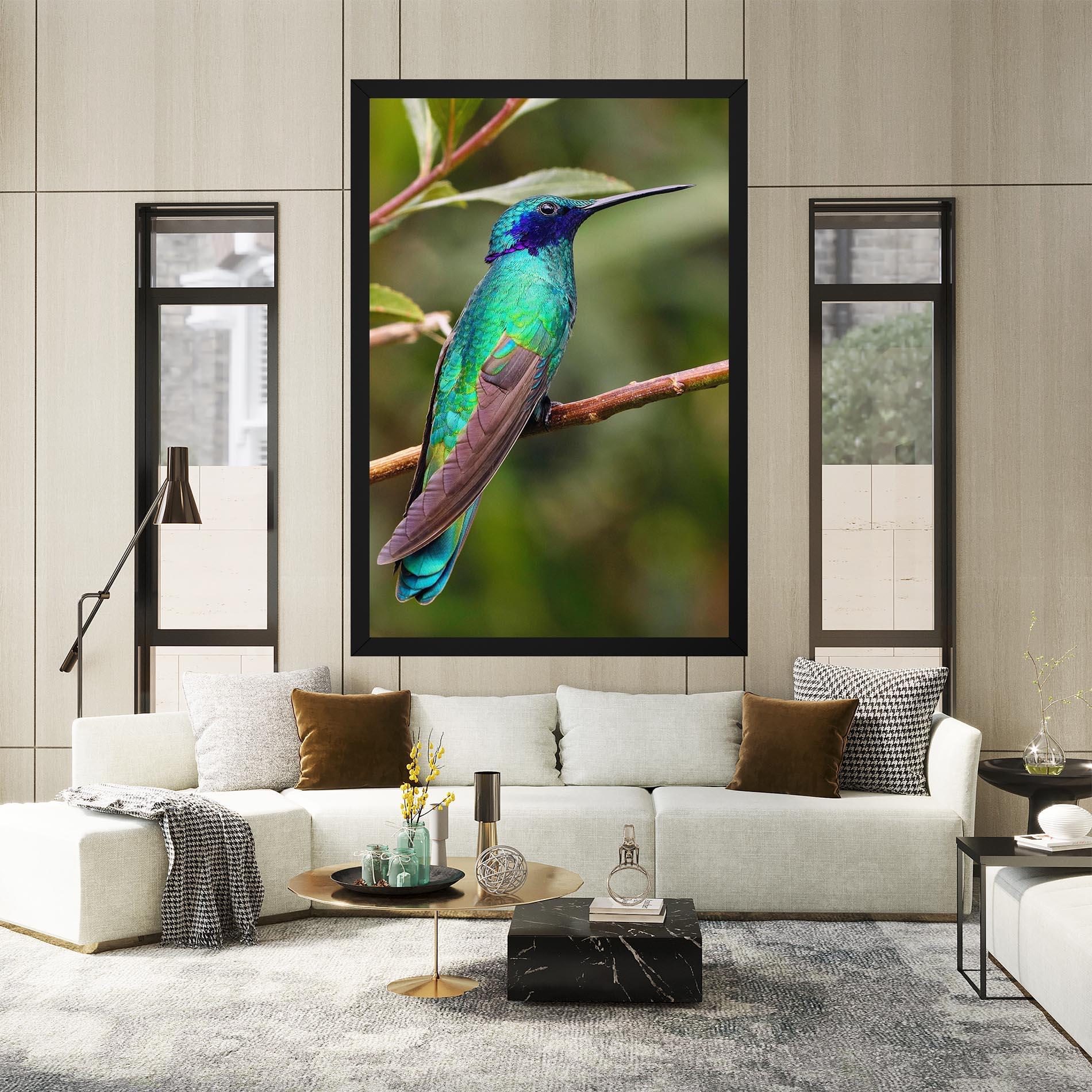 Tablou Canvas Green Bird mockup 2