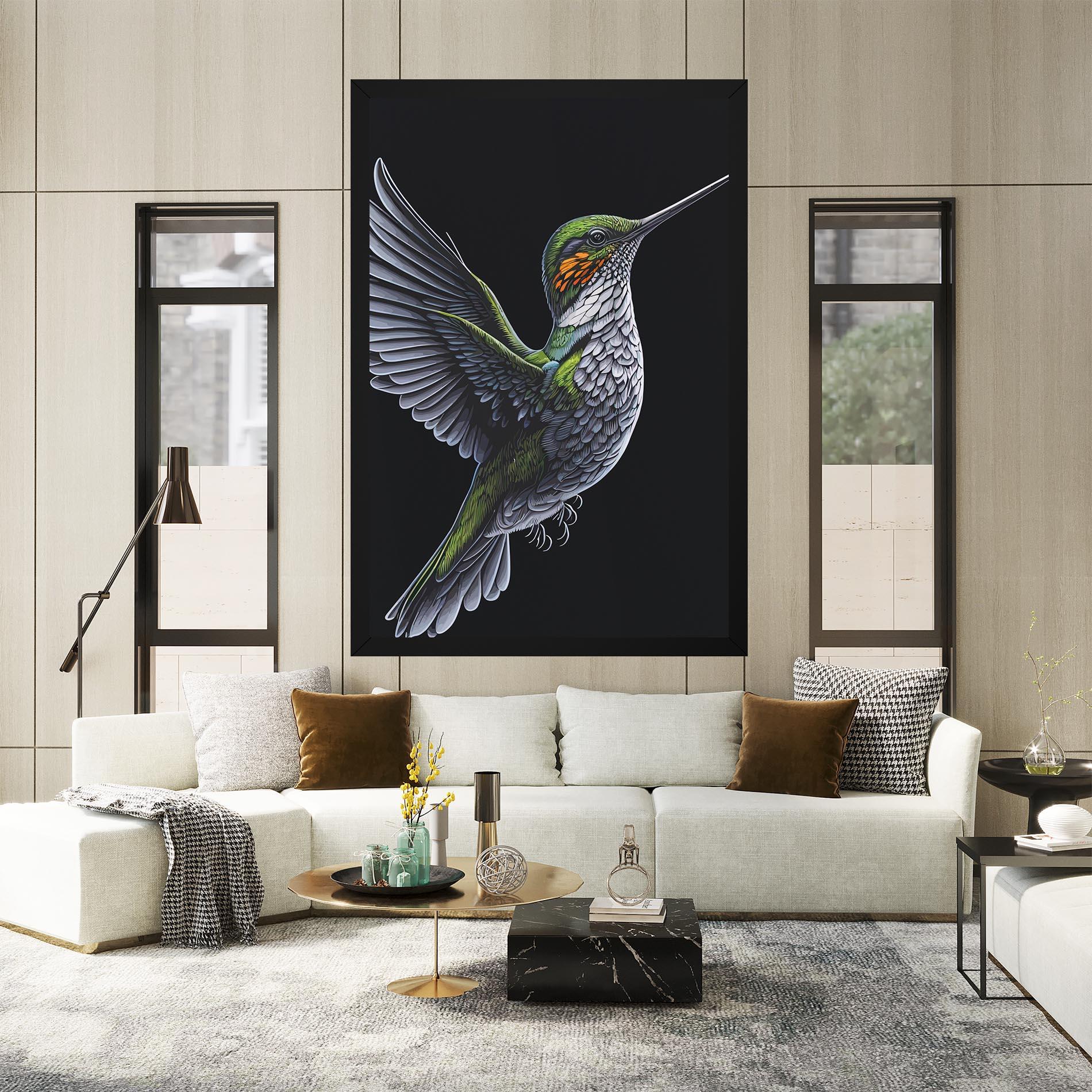 Tablou Canvas Hummingbird mockup 2
