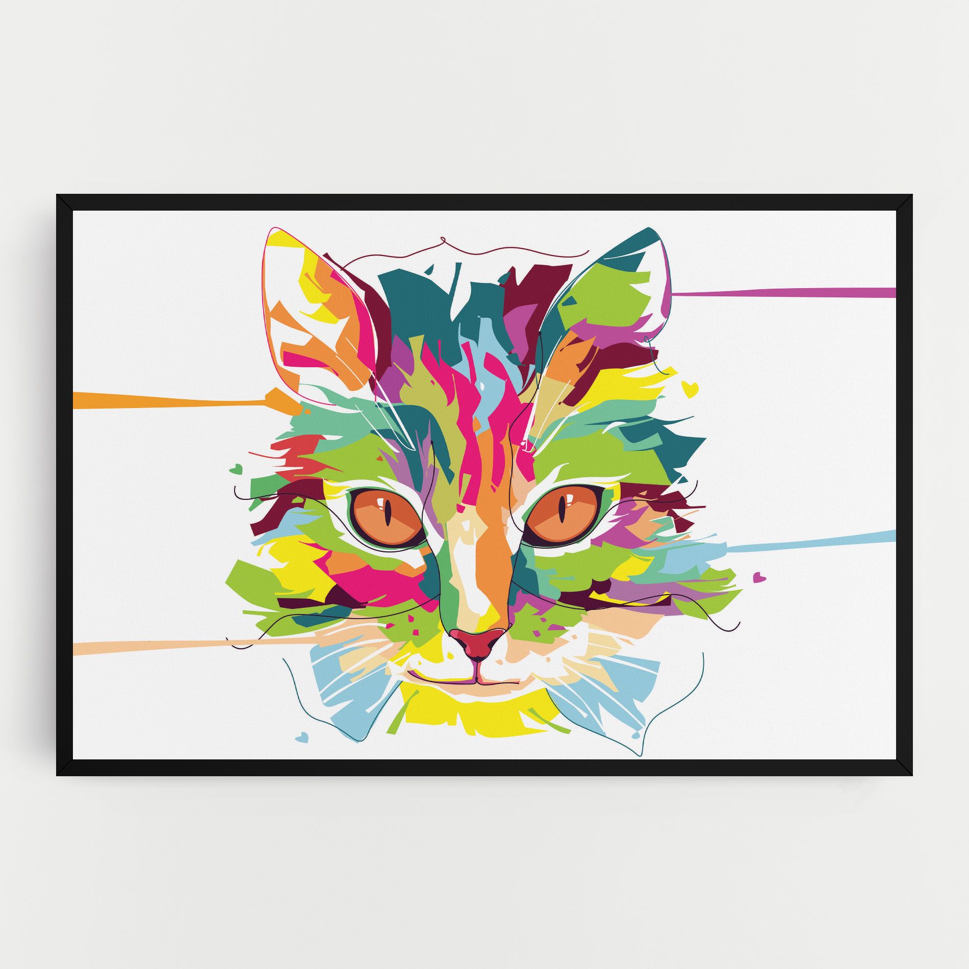 Cat Art Close Up mockup 0