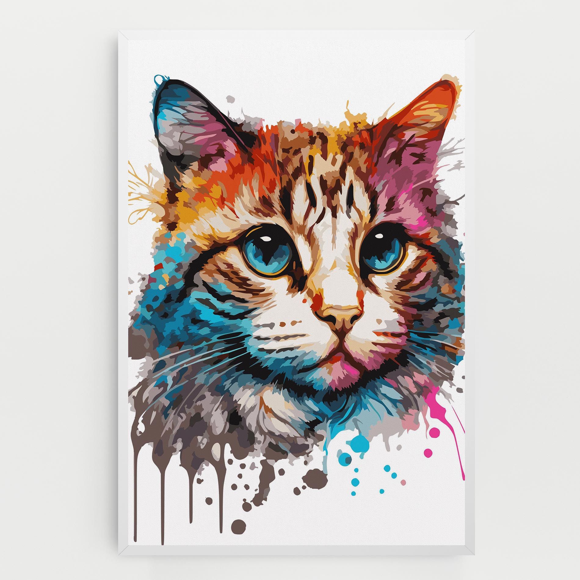 Blue Eyes Cat mockup 0