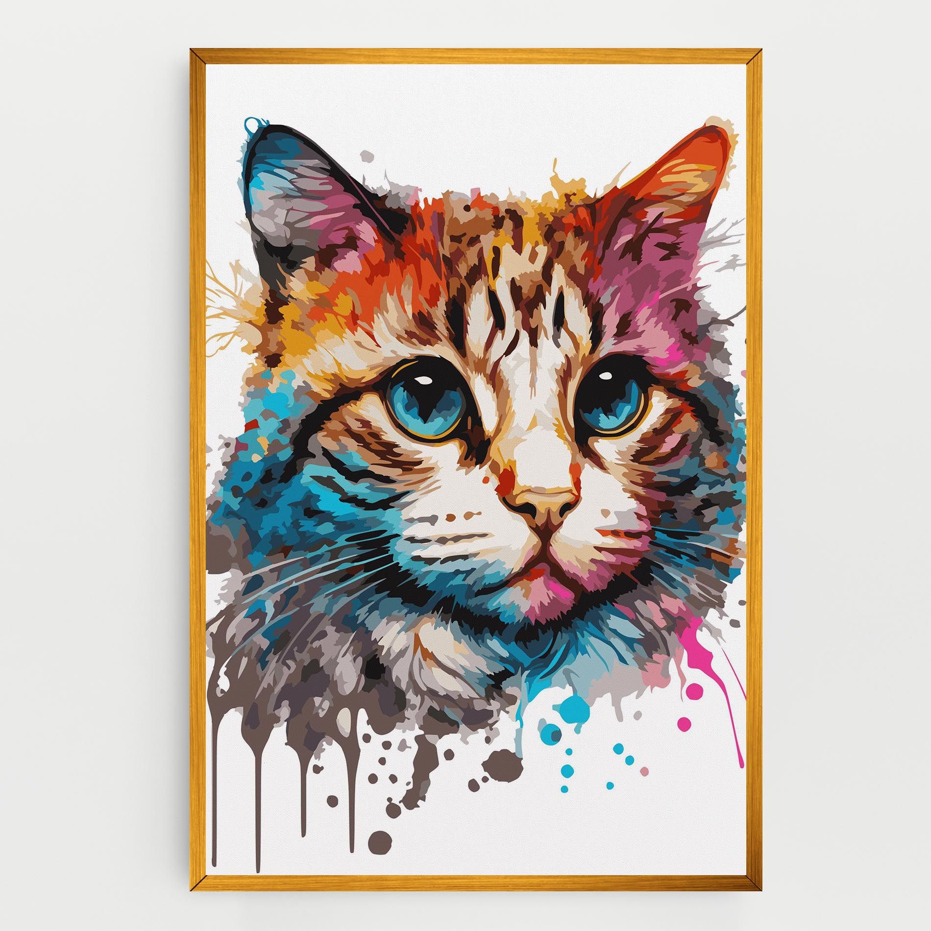 Blue Eyes Cat mockup 0