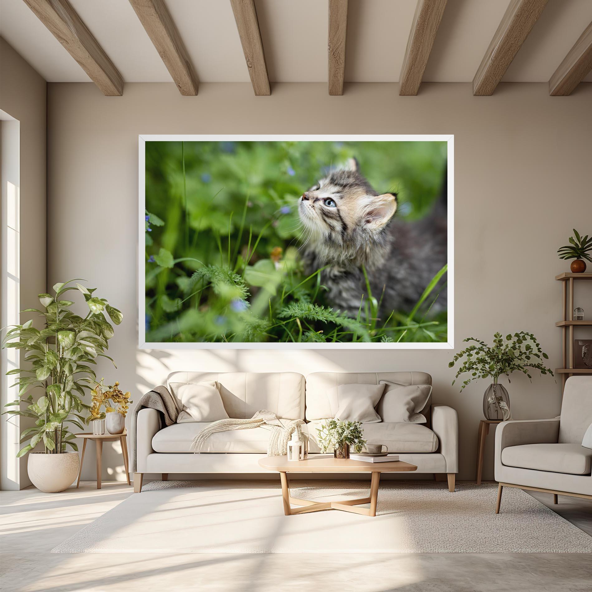 Tablou Canvas Brown Baby Cat mockup 6