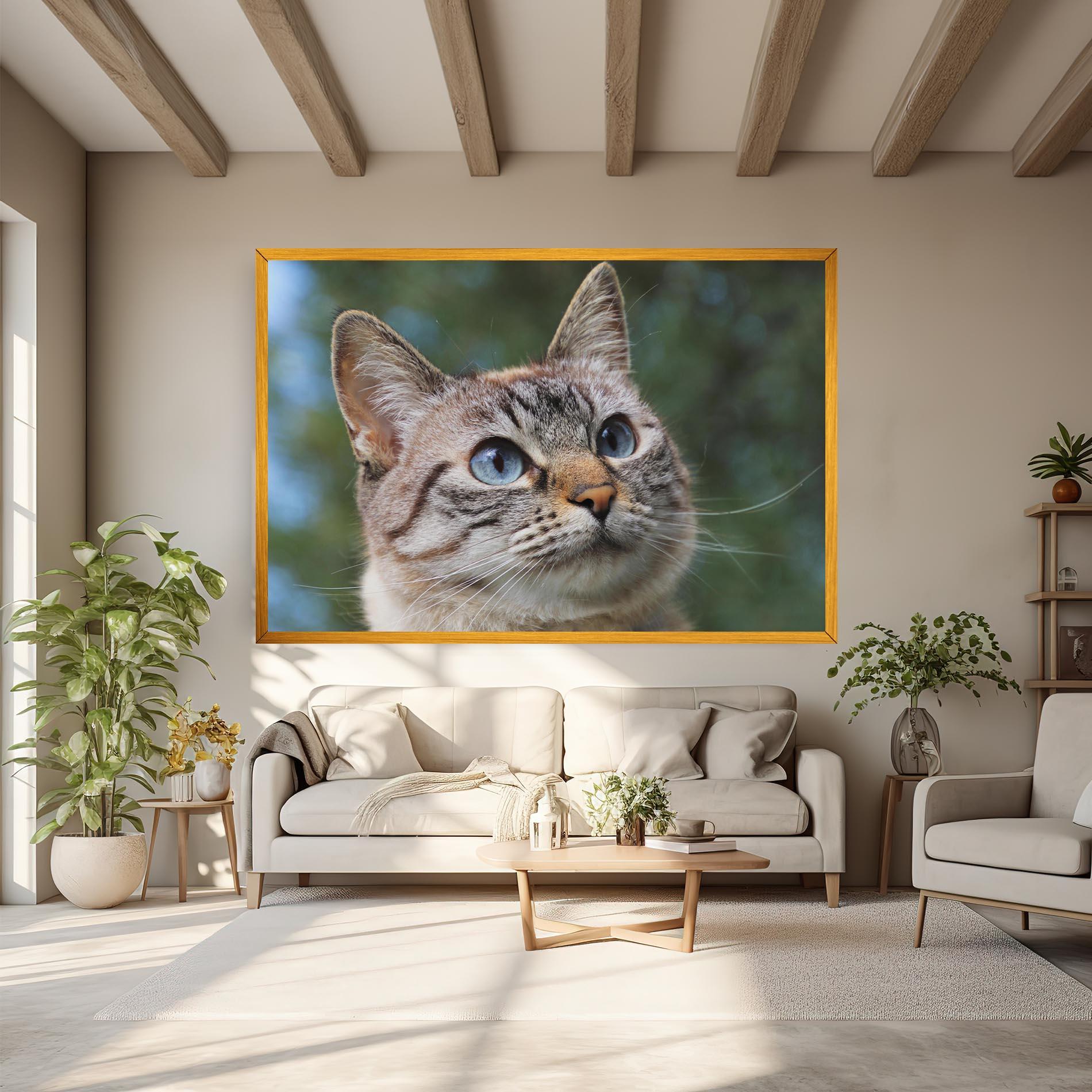 Tablou Canvas Blue Eyes Cutie mockup 6