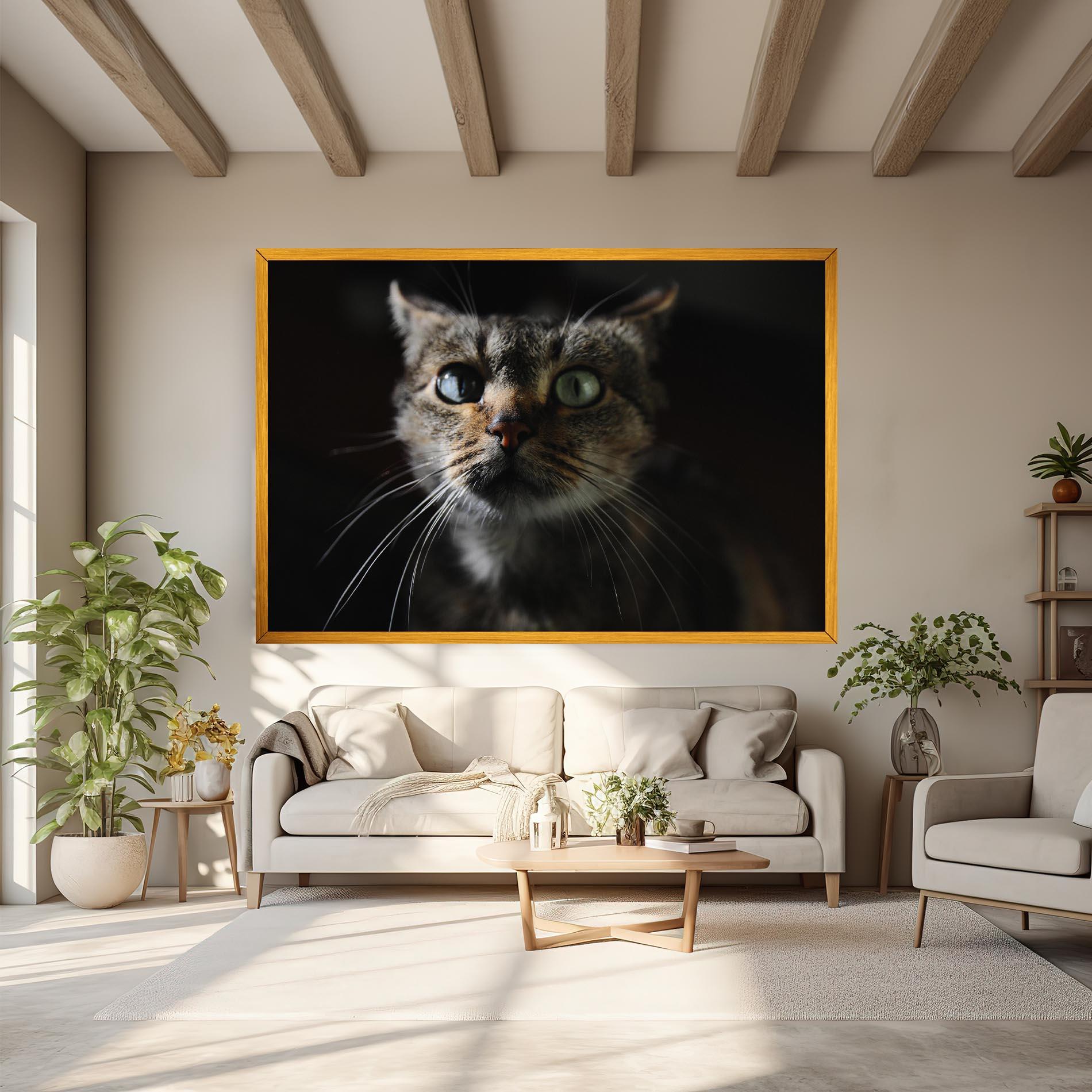 Tablou Canvas Playful Cat mockup 6