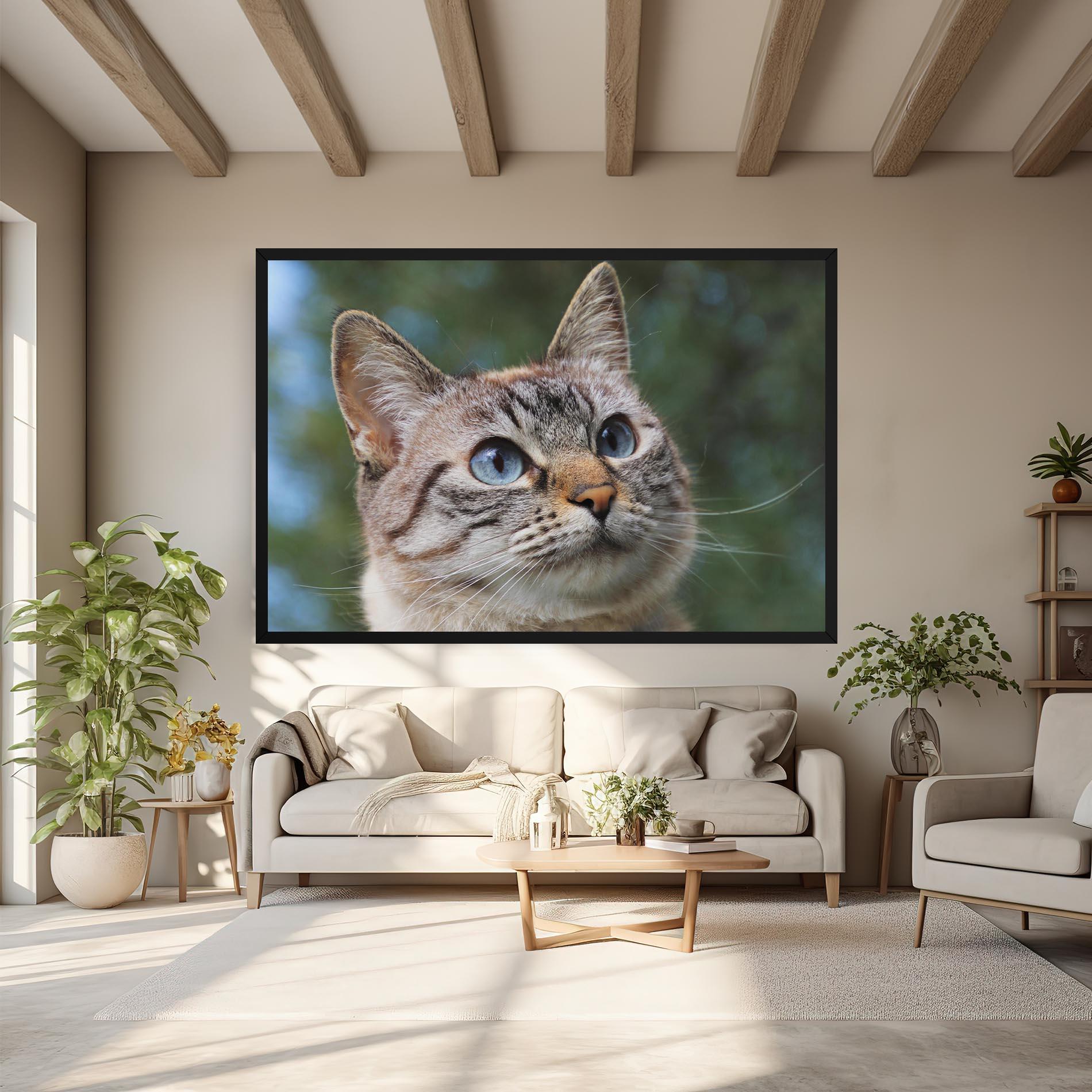 Tablou Canvas Blue Eyes Cutie mockup 6