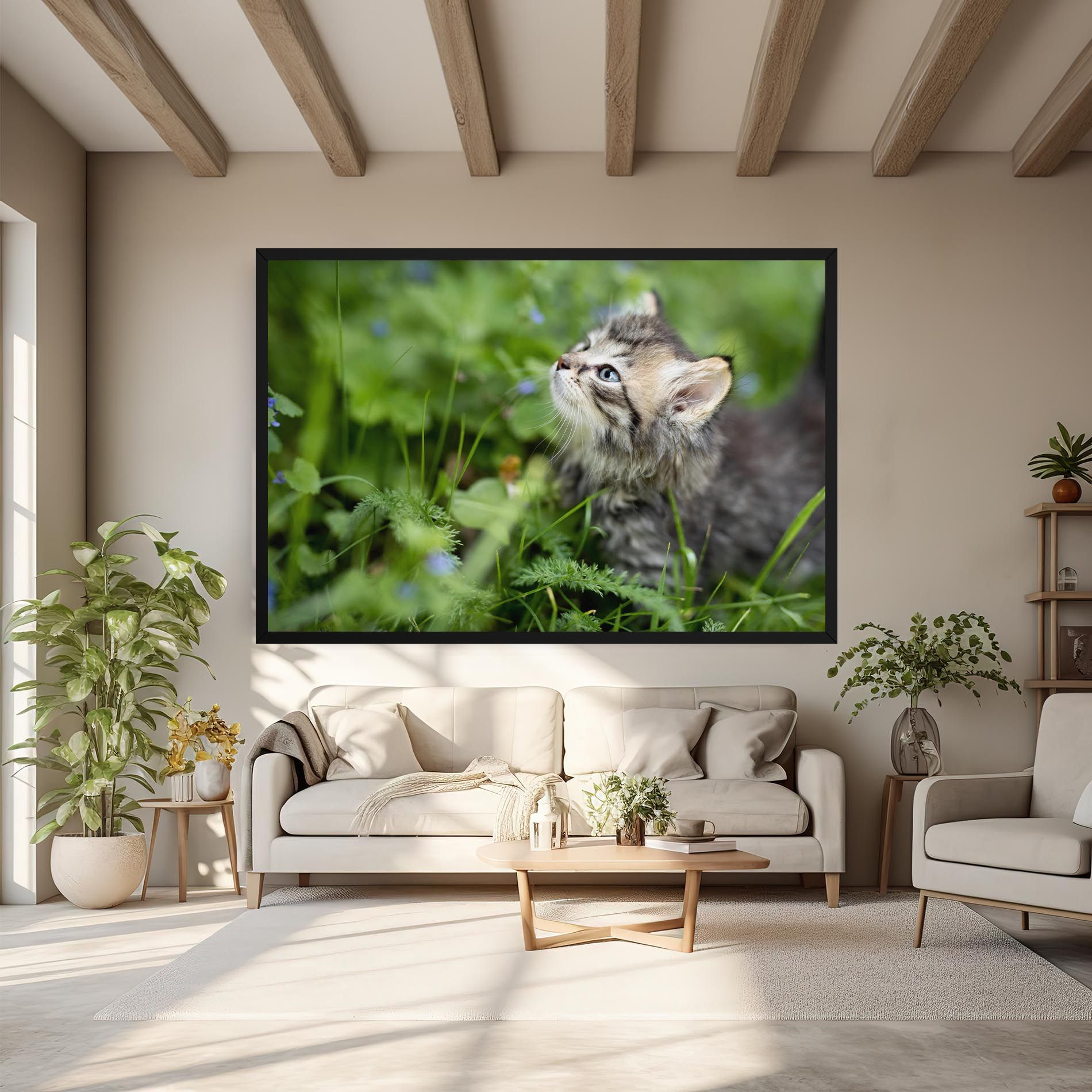 Brown Baby Cat mockup 6