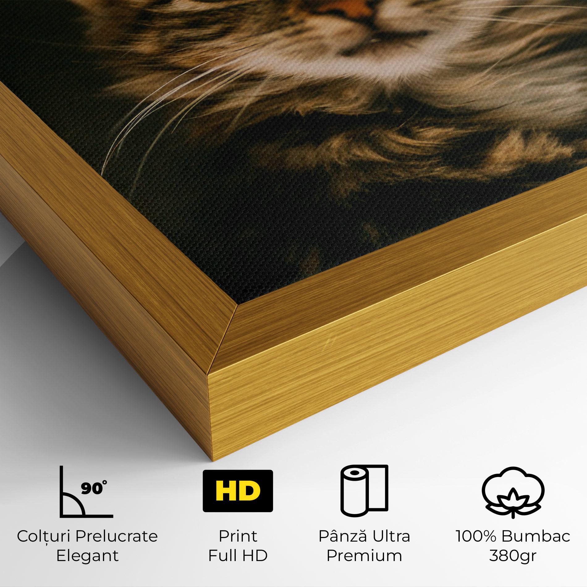 Tablou Canvas Amazed Cat mockup 4