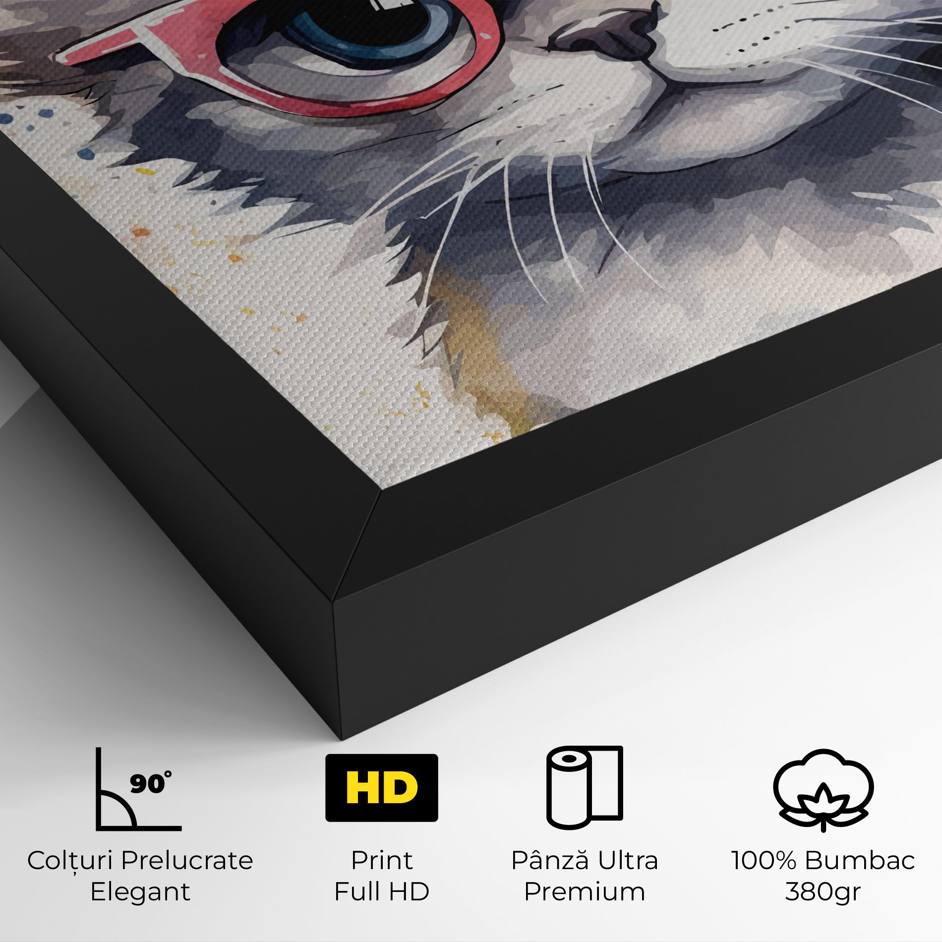 Adorable Grey Cat mockup 4