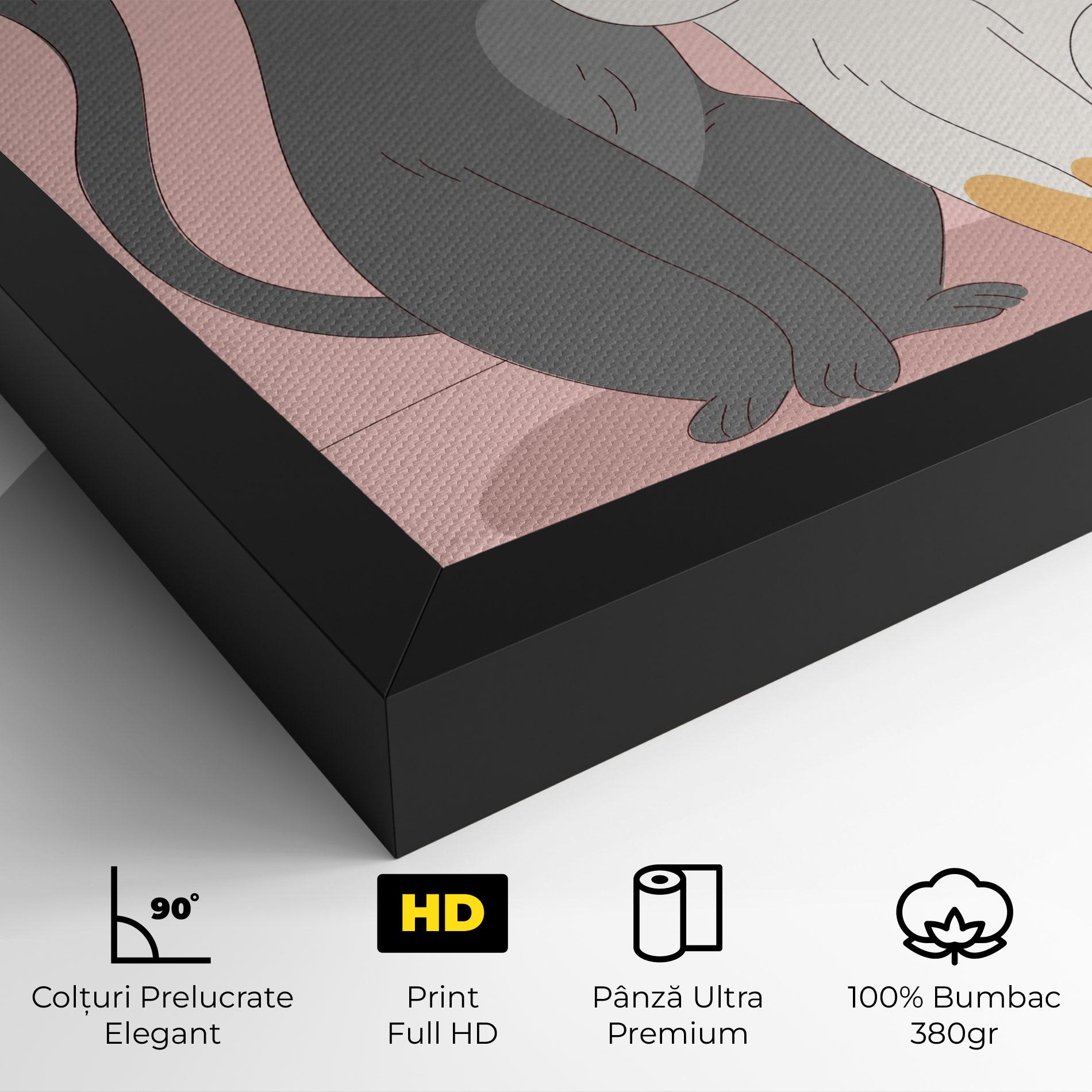 Tablou Canvas Lover Cats mockup 4