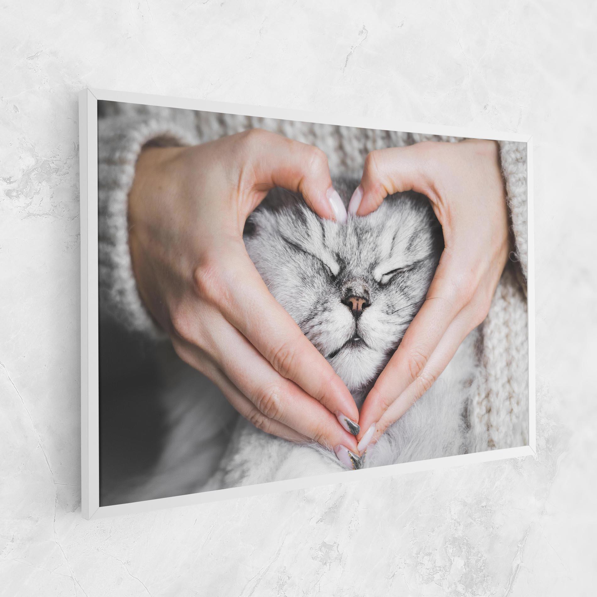 Tablou Canvas Lovely Cat mockup 1