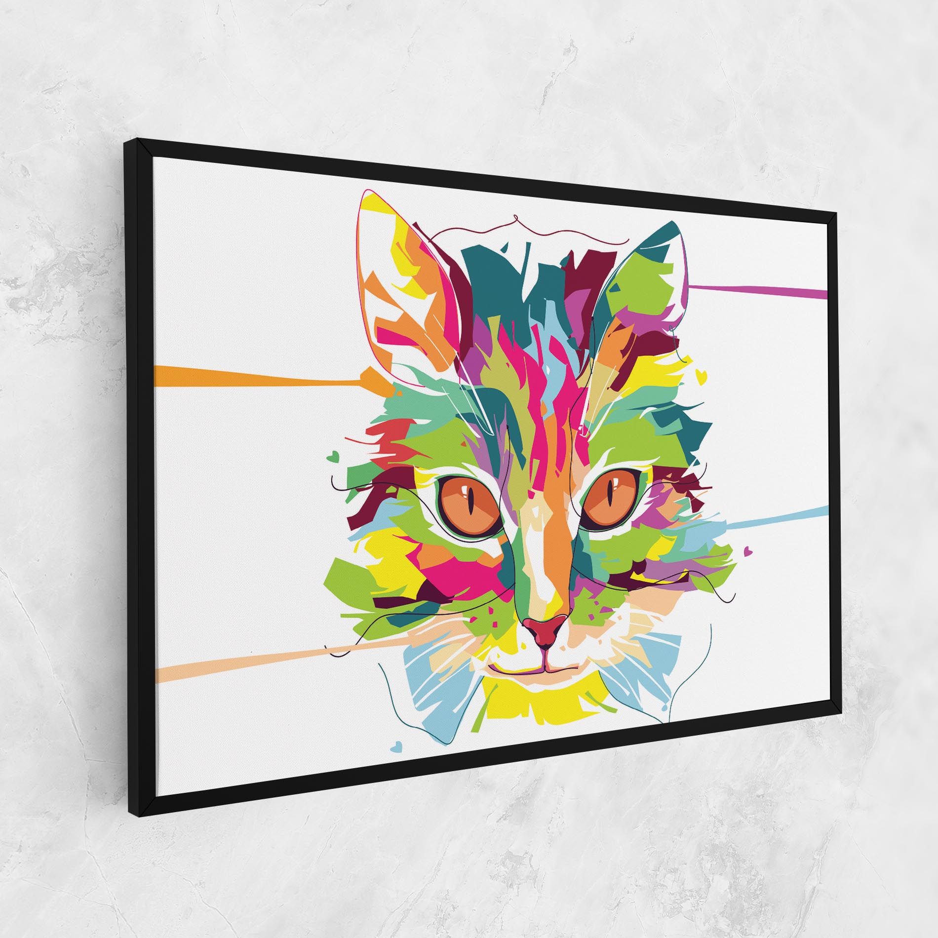 Cat Art Close Up mockup 1