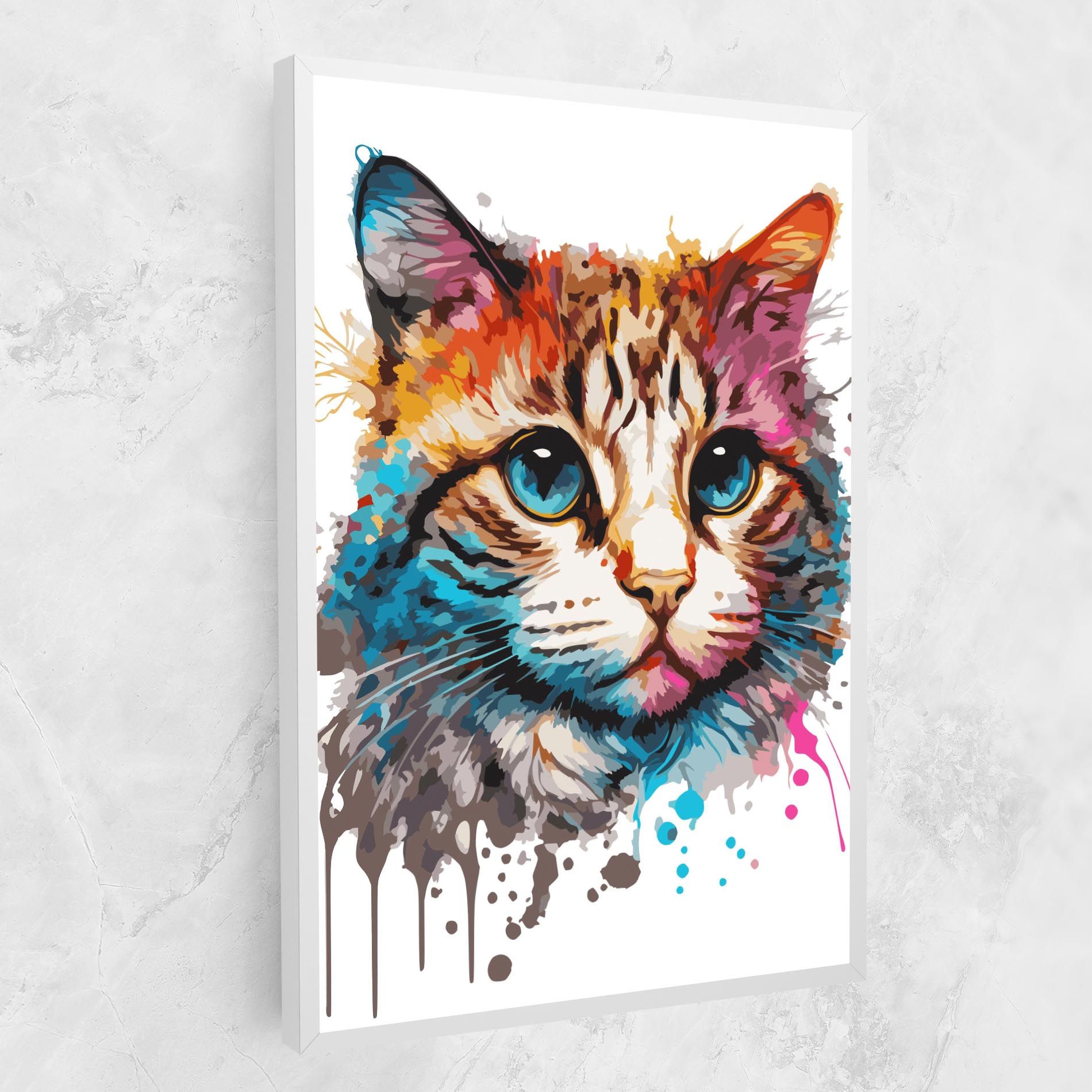 Blue Eyes Cat mockup 1