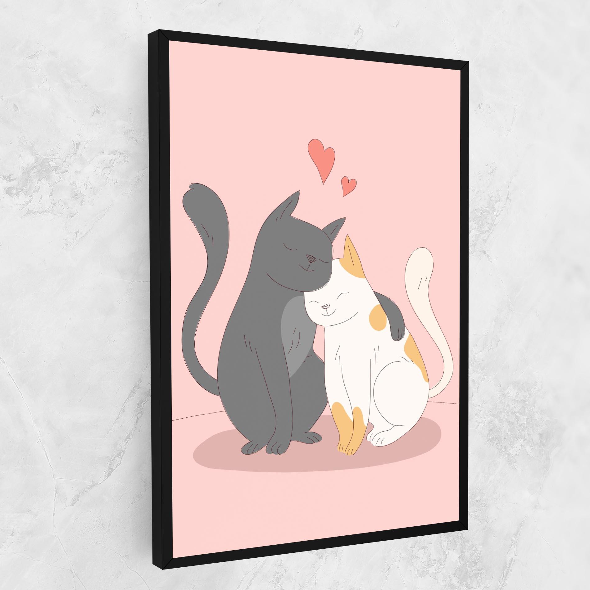 Tablou Canvas Lover Cats mockup 1