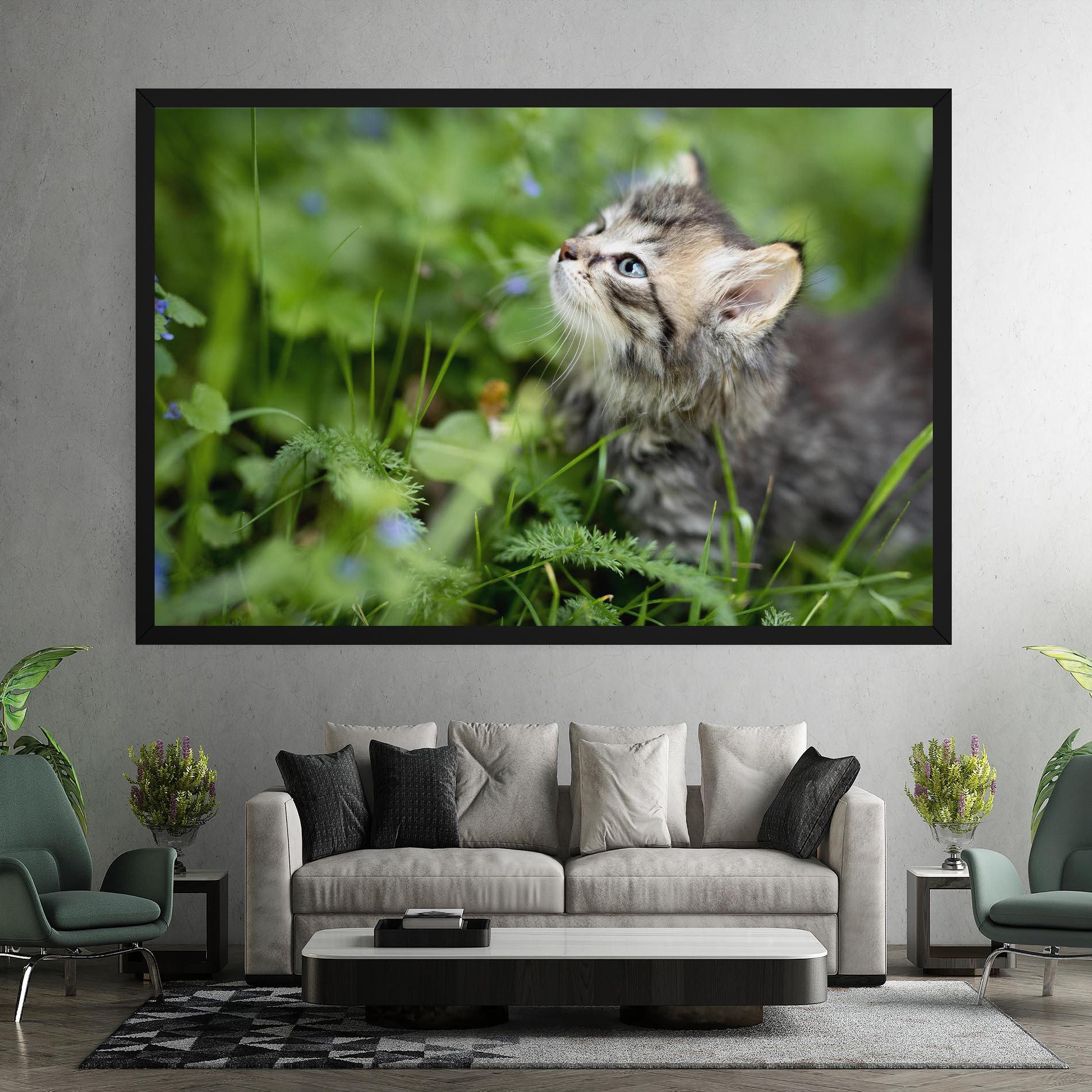 Tablou Canvas Brown Baby Cat mockup 7