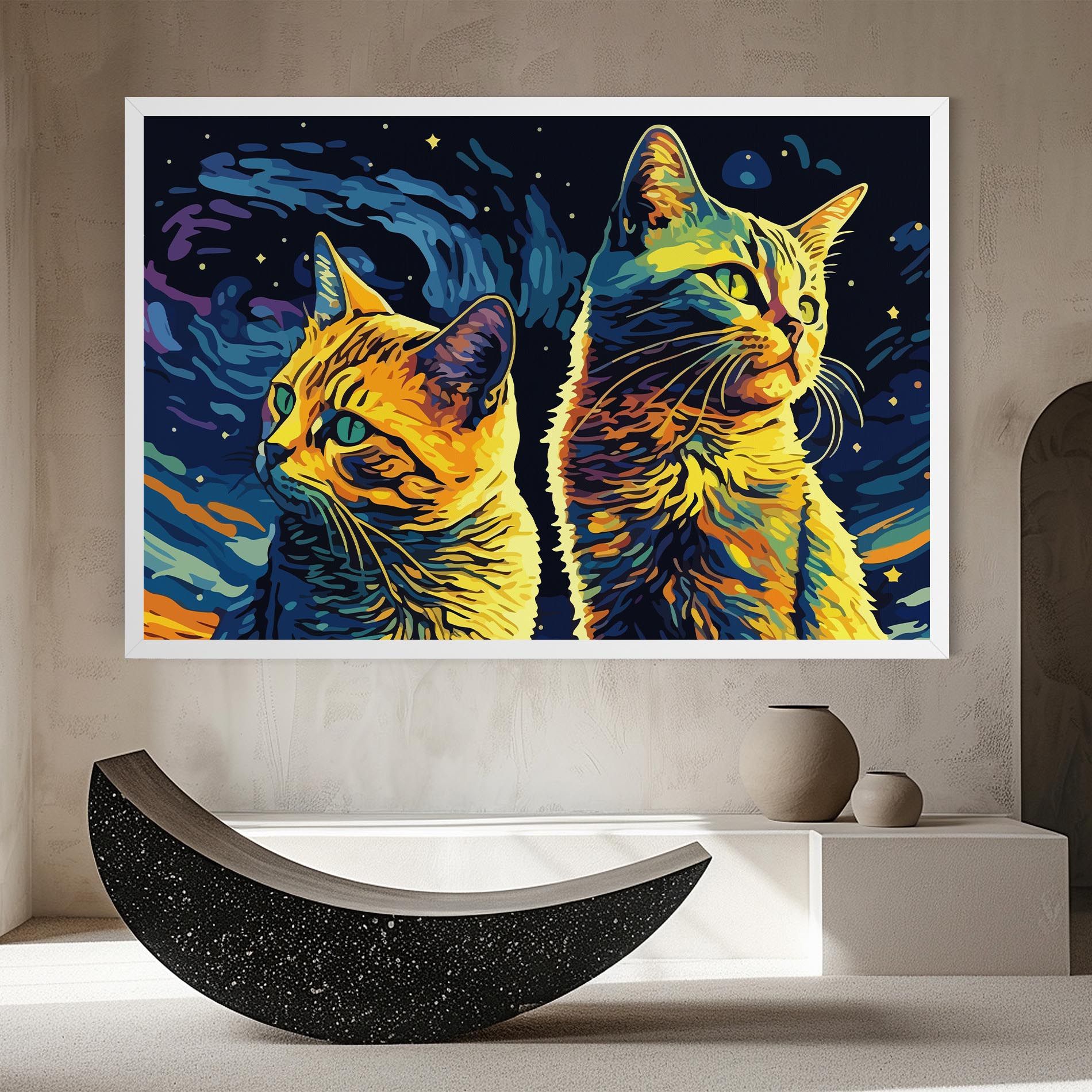 Cat Painting mockup 8
