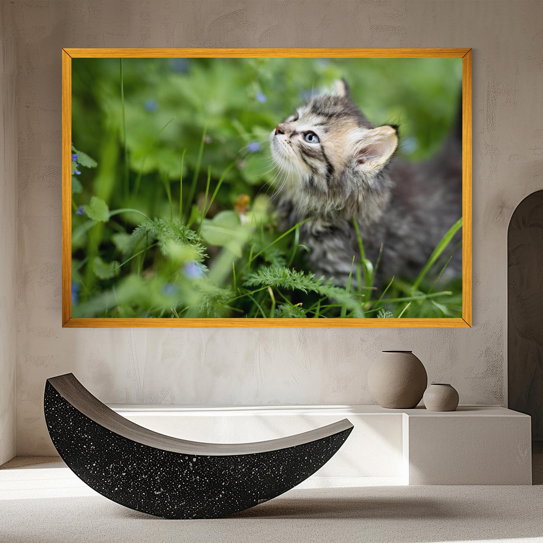 Tablou Canvas Brown Baby Cat mockup 8