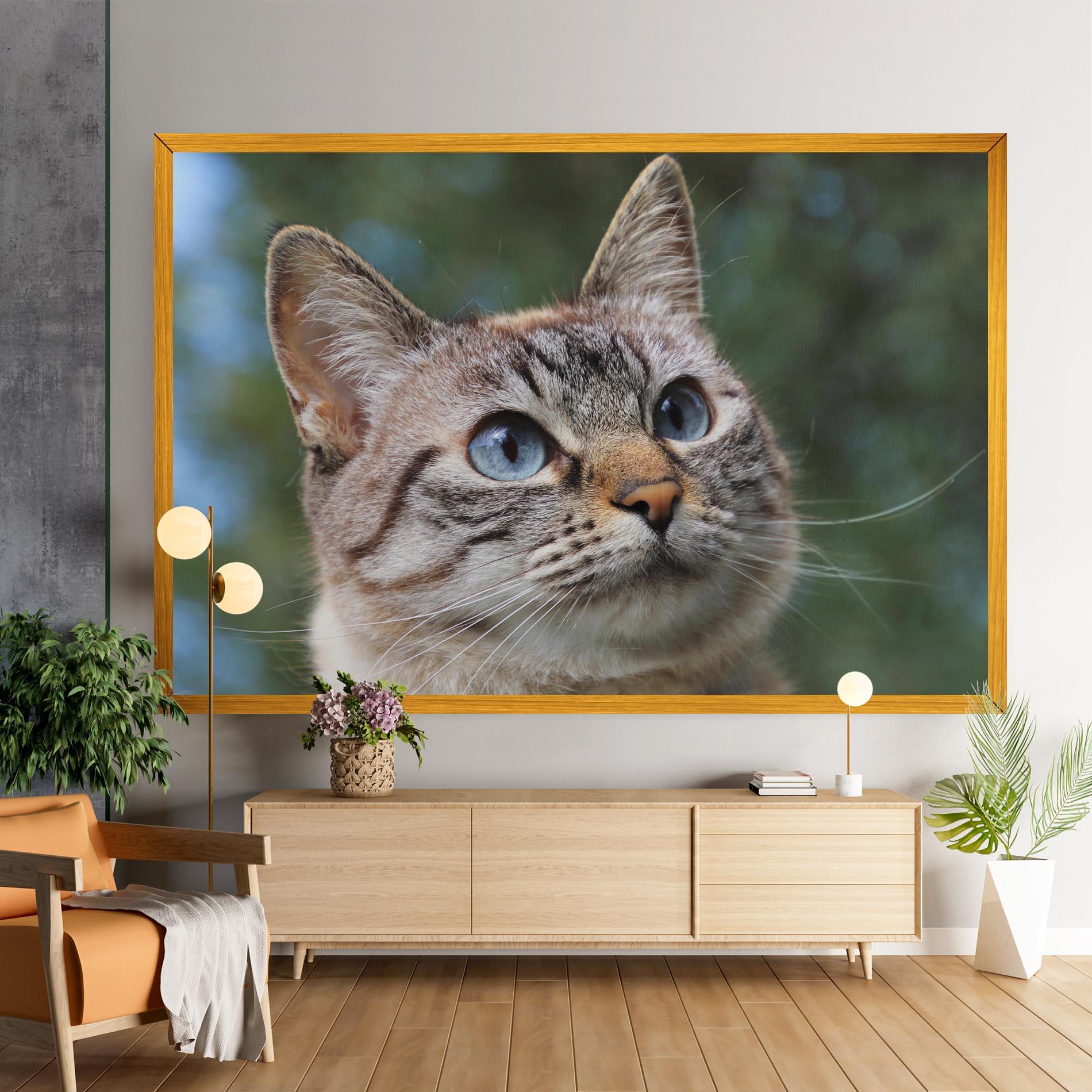 Tablou Canvas Blue Eyes Cutie mockup 9