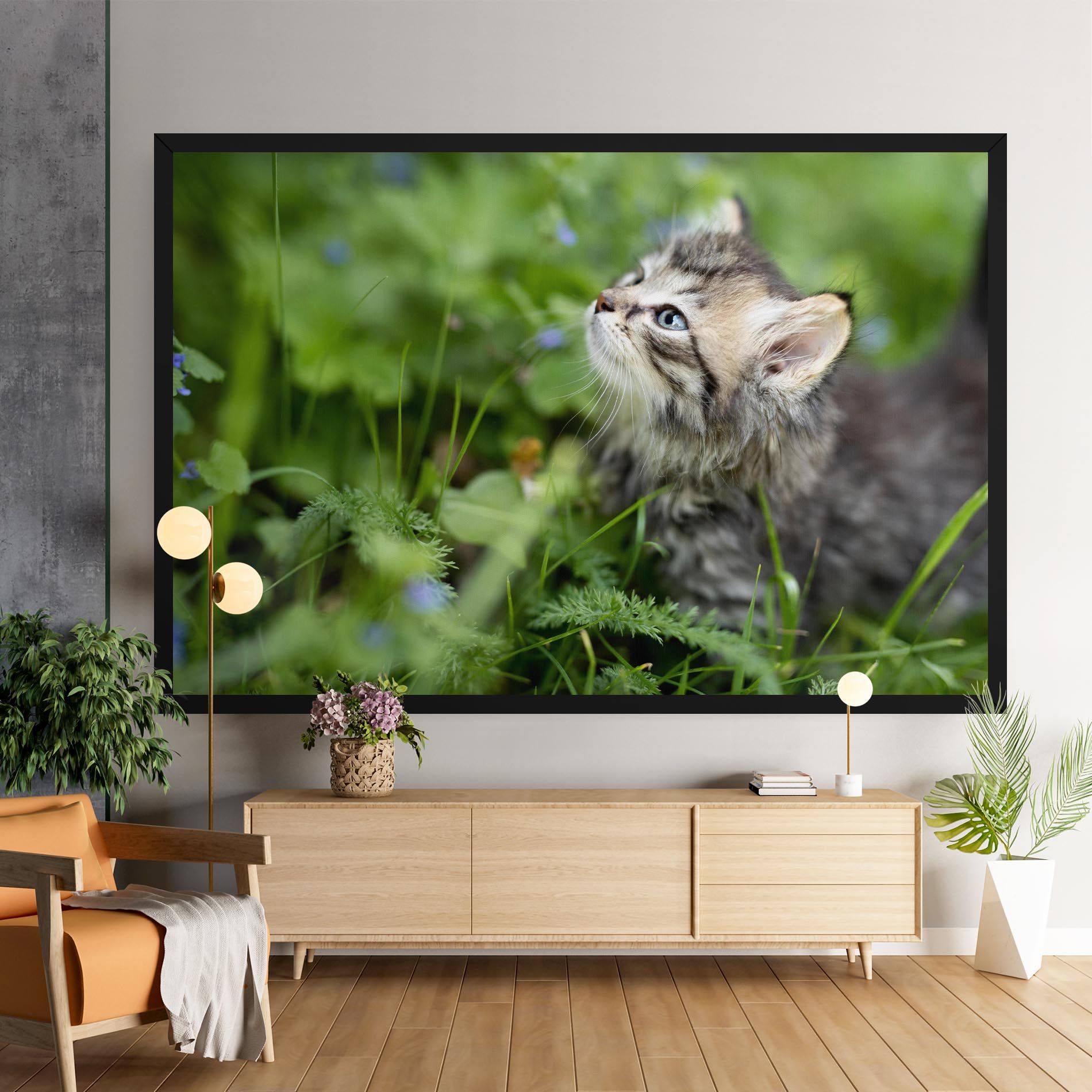 Brown Baby Cat mockup 9