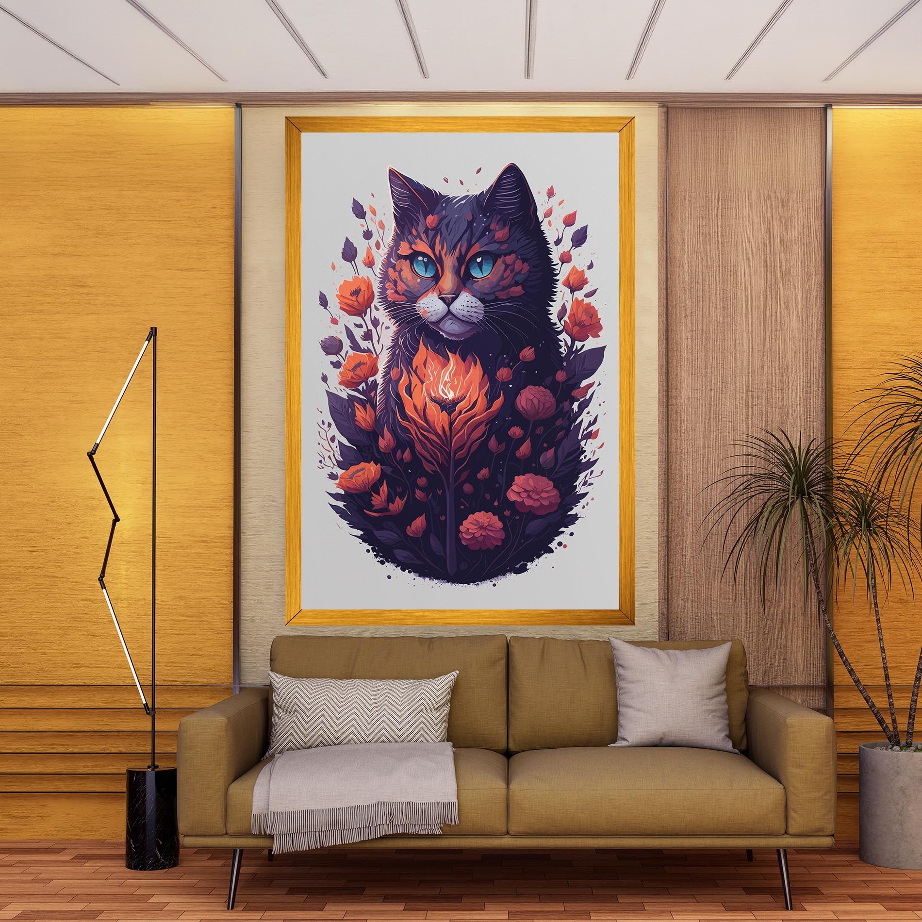Fire Cat mockup 9