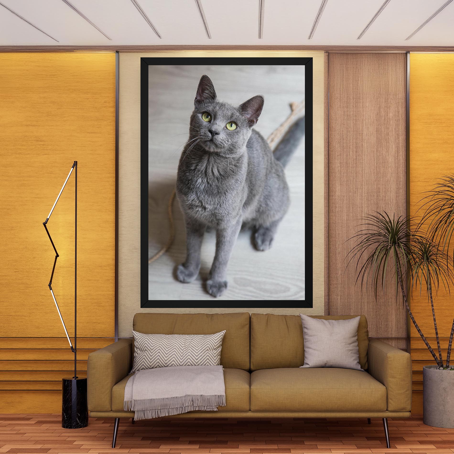 Grey Green Cat Eyes mockup 9