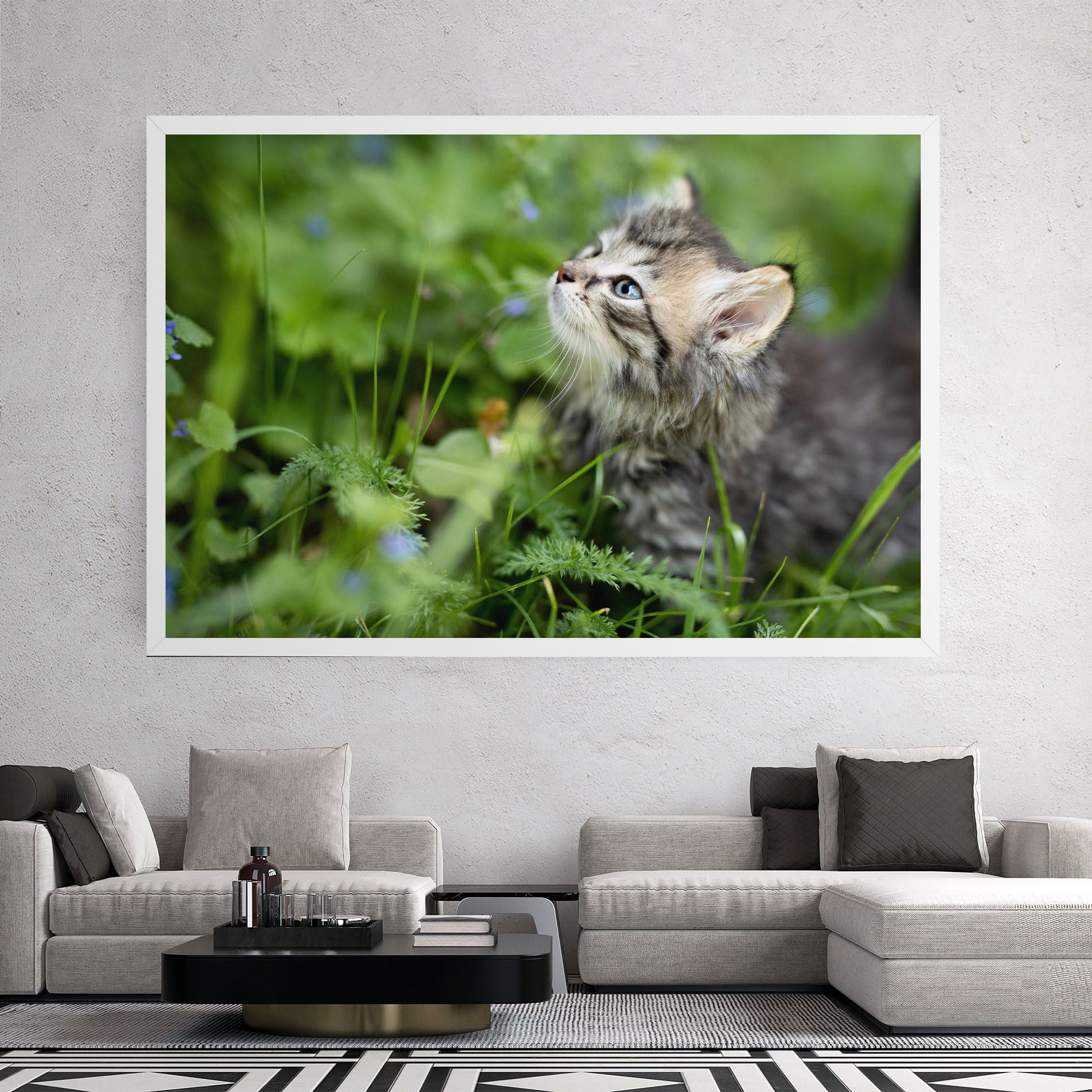 Brown Baby Cat mockup 2