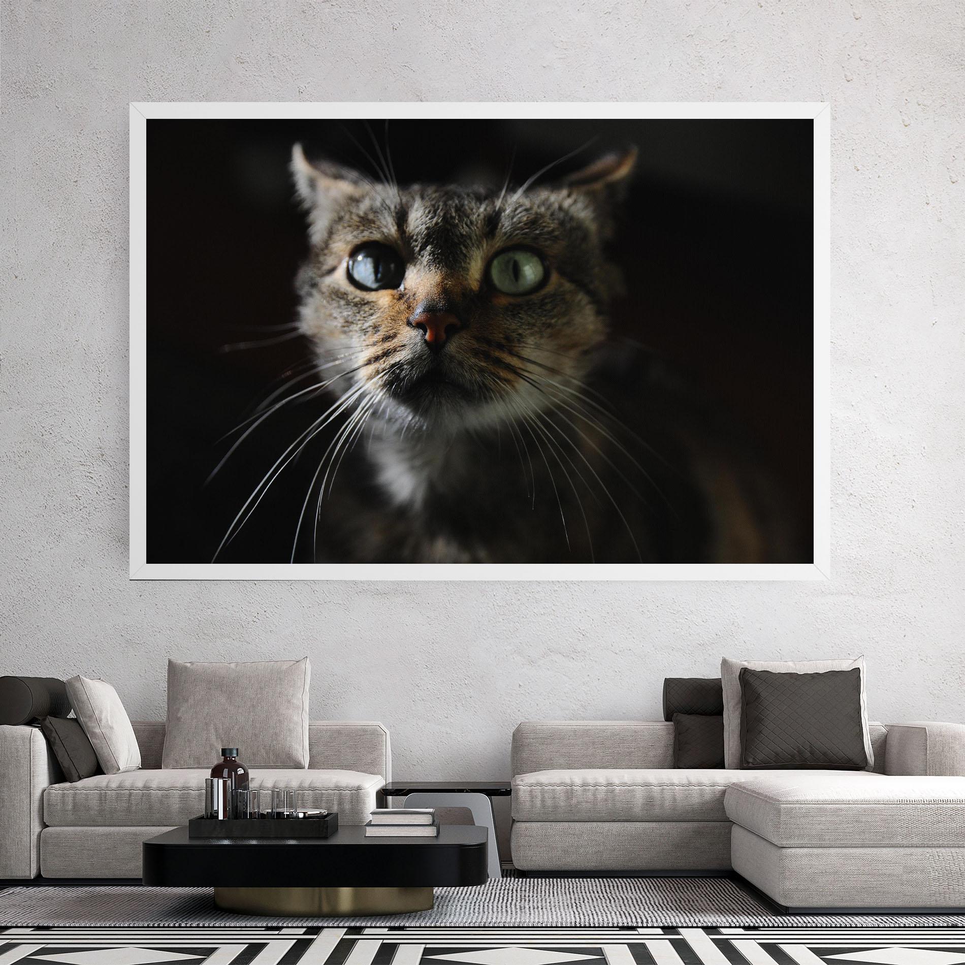 Tablou Canvas Playful Cat mockup 2