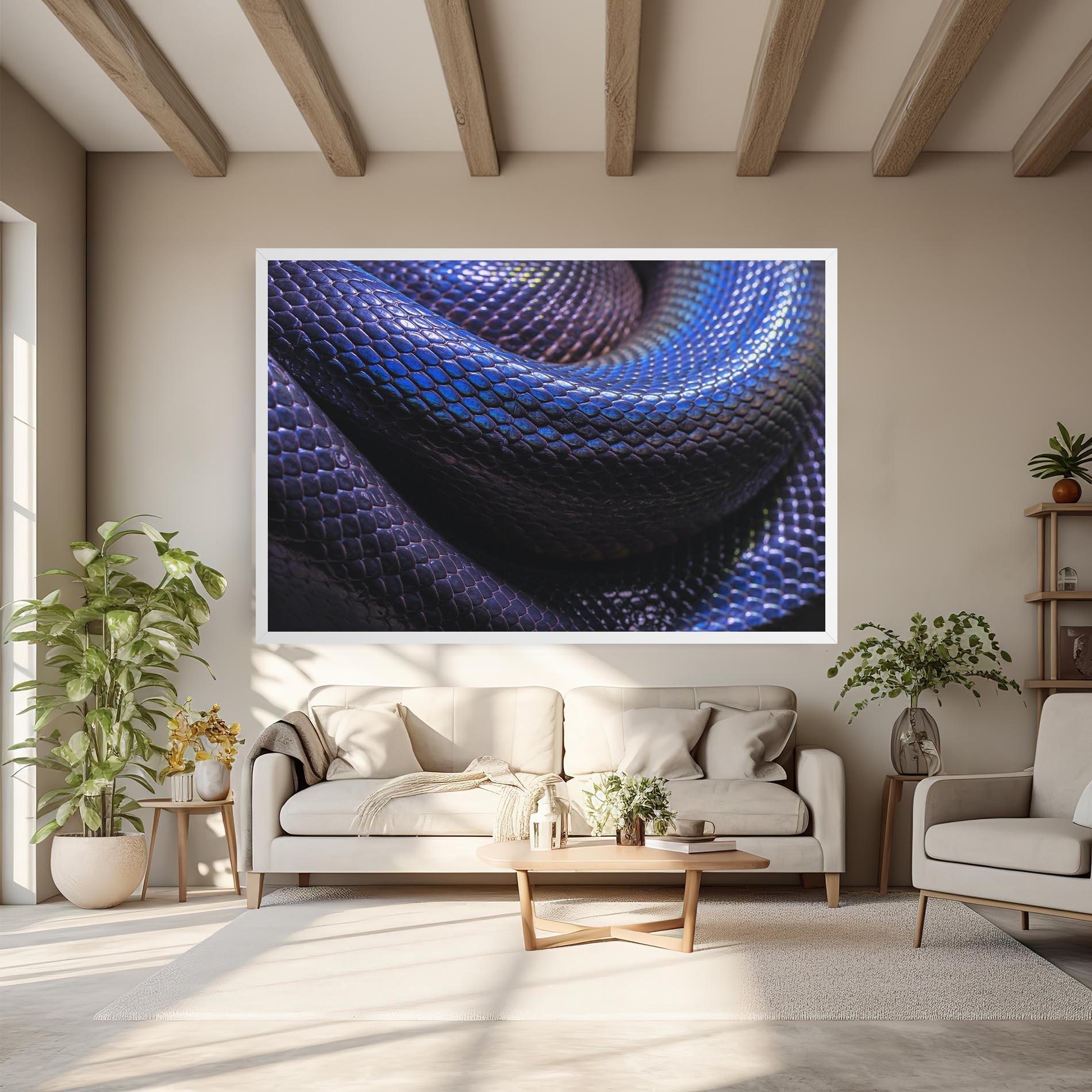 Tablou Canvas Snake Skin mockup 6