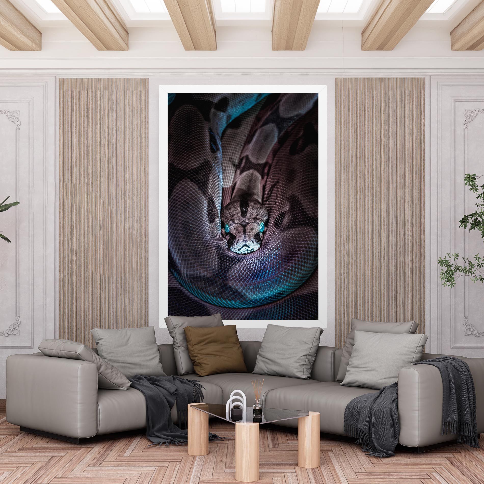 Vibrant Snake mockup 6