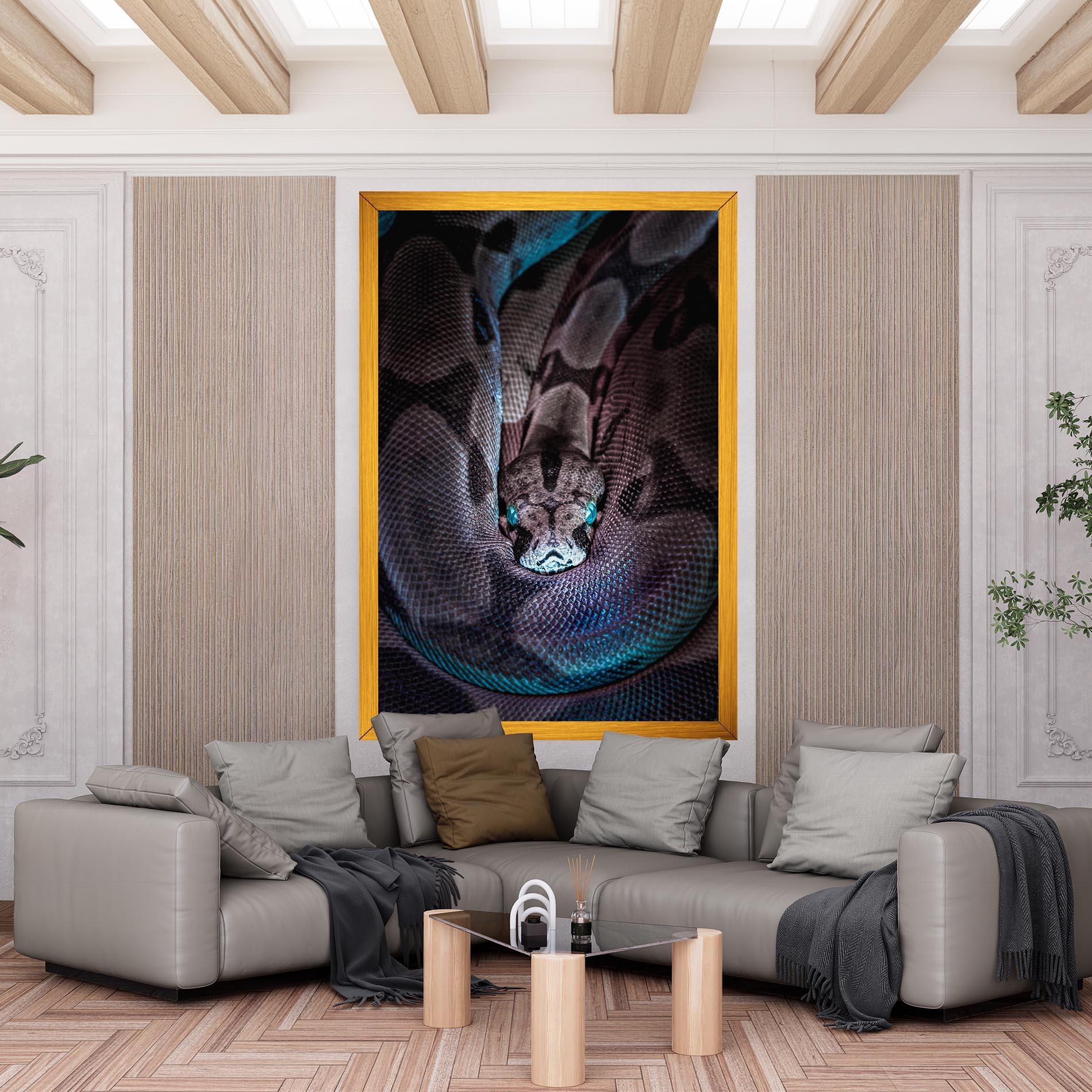 Tablou Canvas Vibrant Snake mockup 6