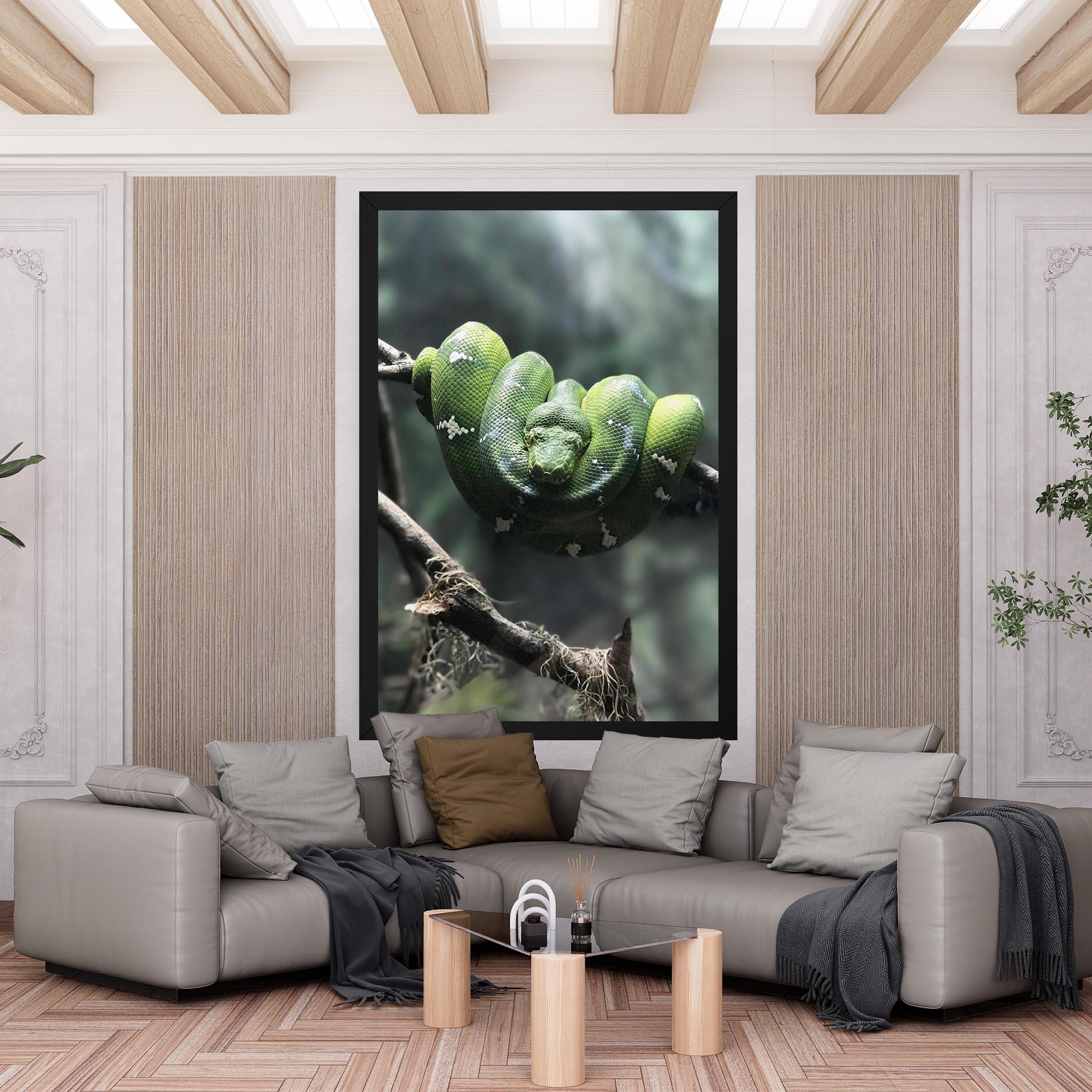 Tablou Canvas Sleepy Snake mockup 6
