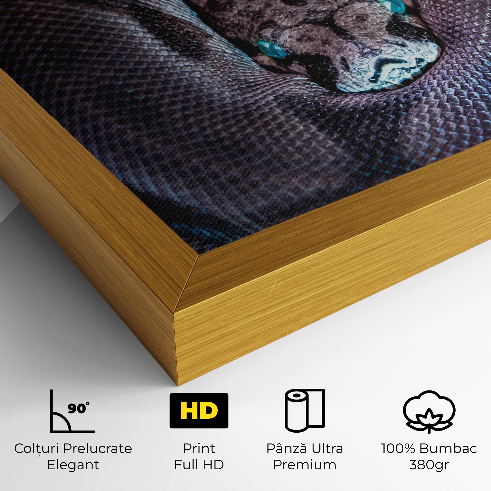 Tablou Canvas Vibrant Snake mockup 4