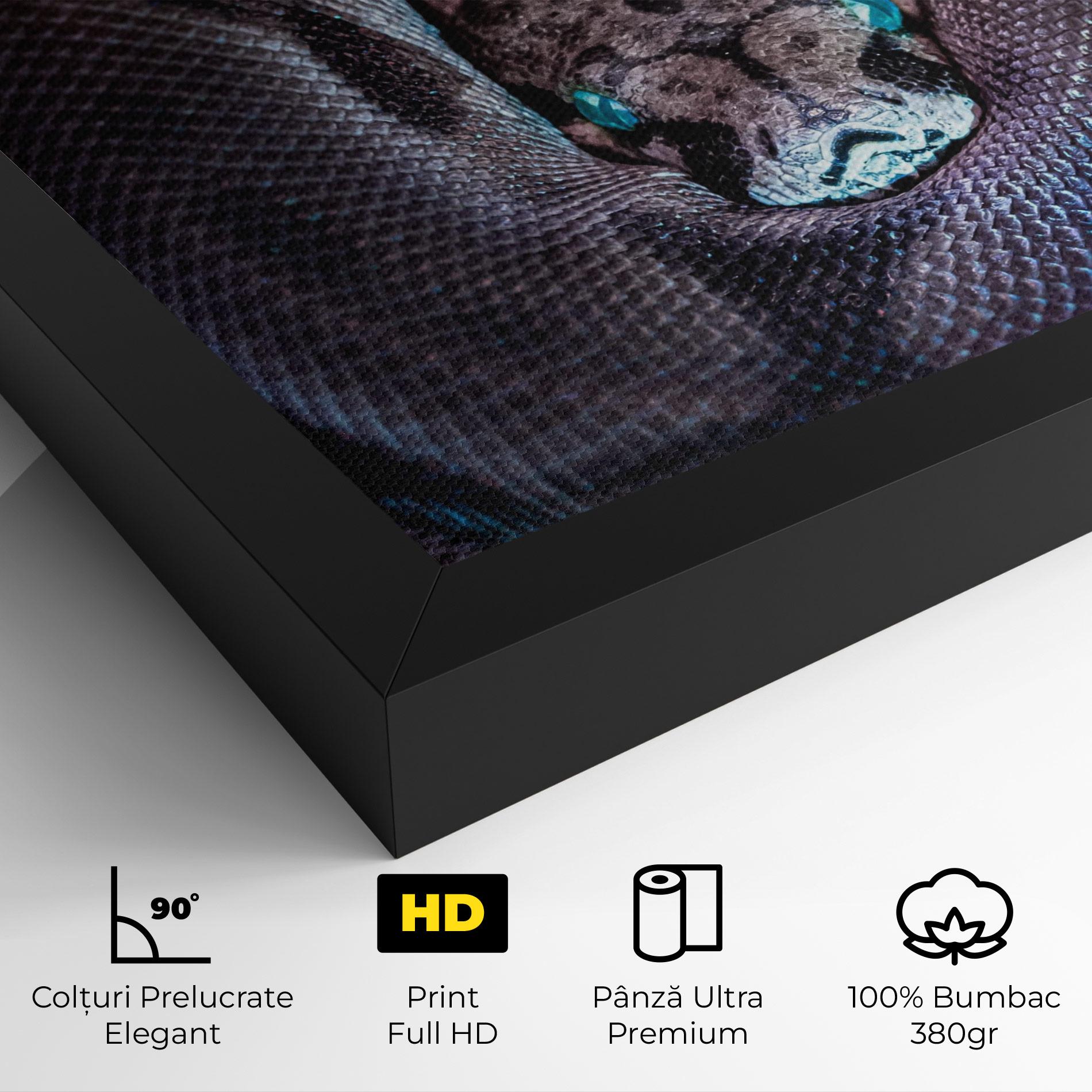 Tablou Canvas Vibrant Snake mockup 4