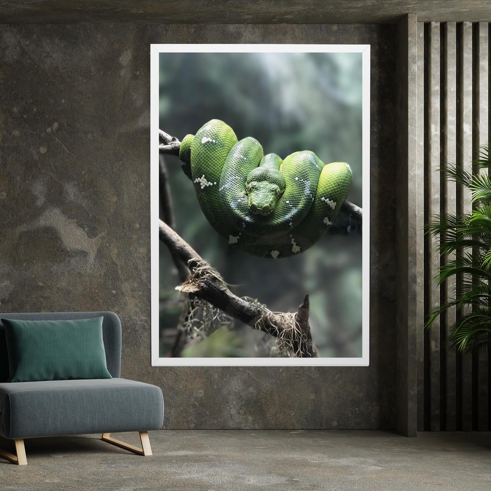 Tablou Canvas Sleepy Snake mockup 7