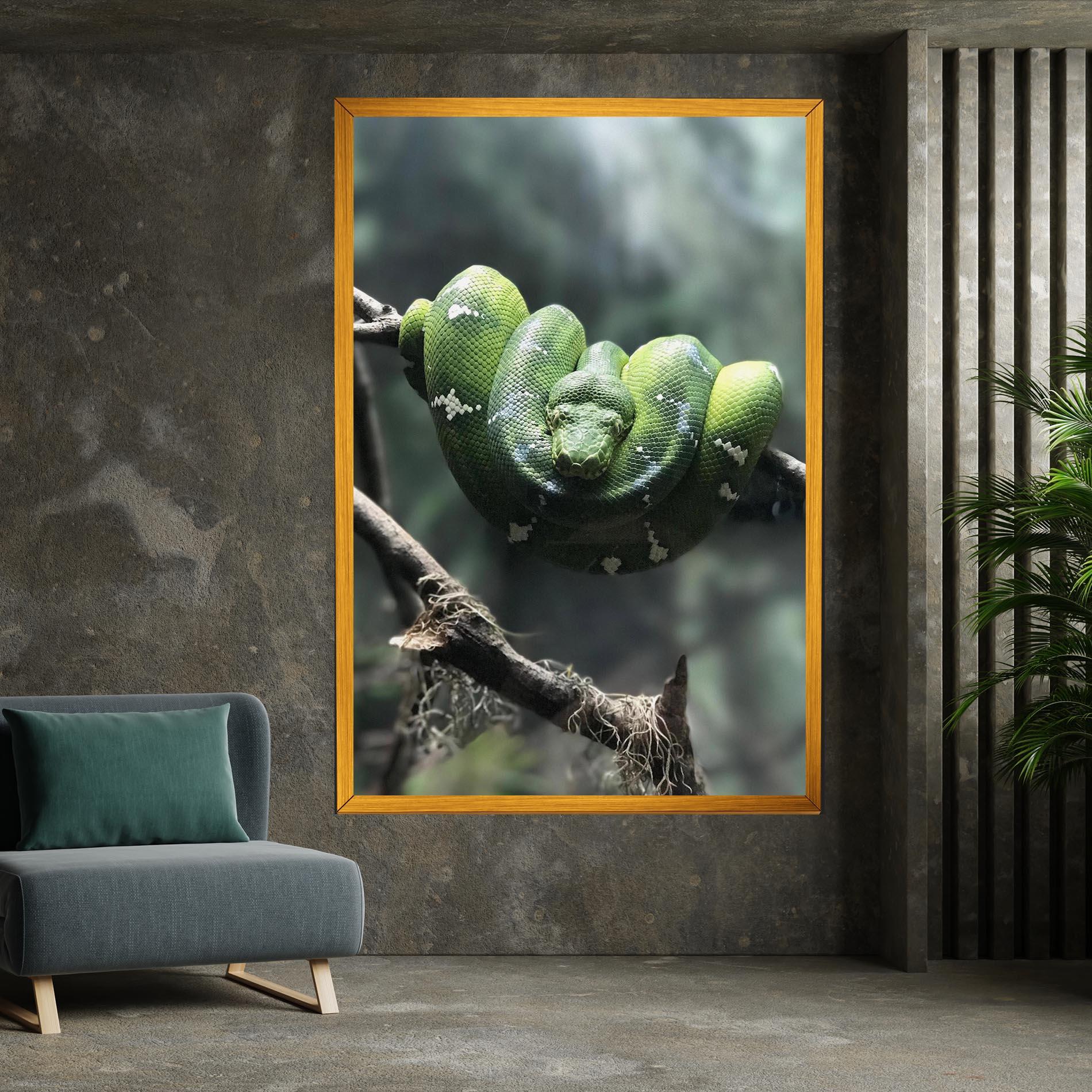 Tablou Canvas Sleepy Snake mockup 7