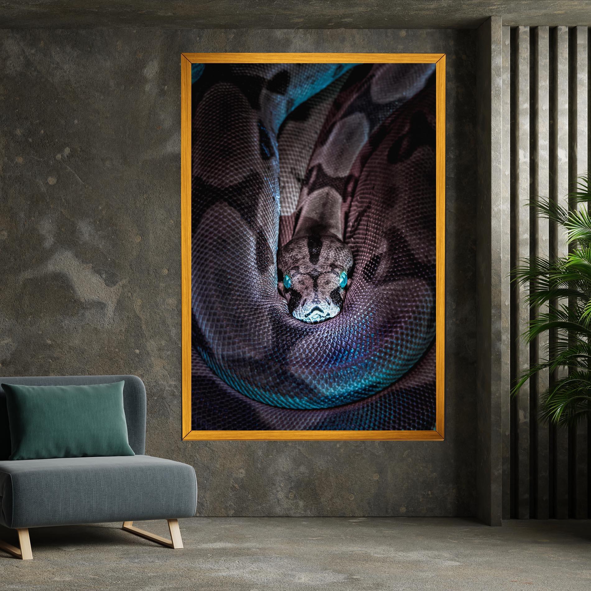 Tablou Canvas Vibrant Snake mockup 7