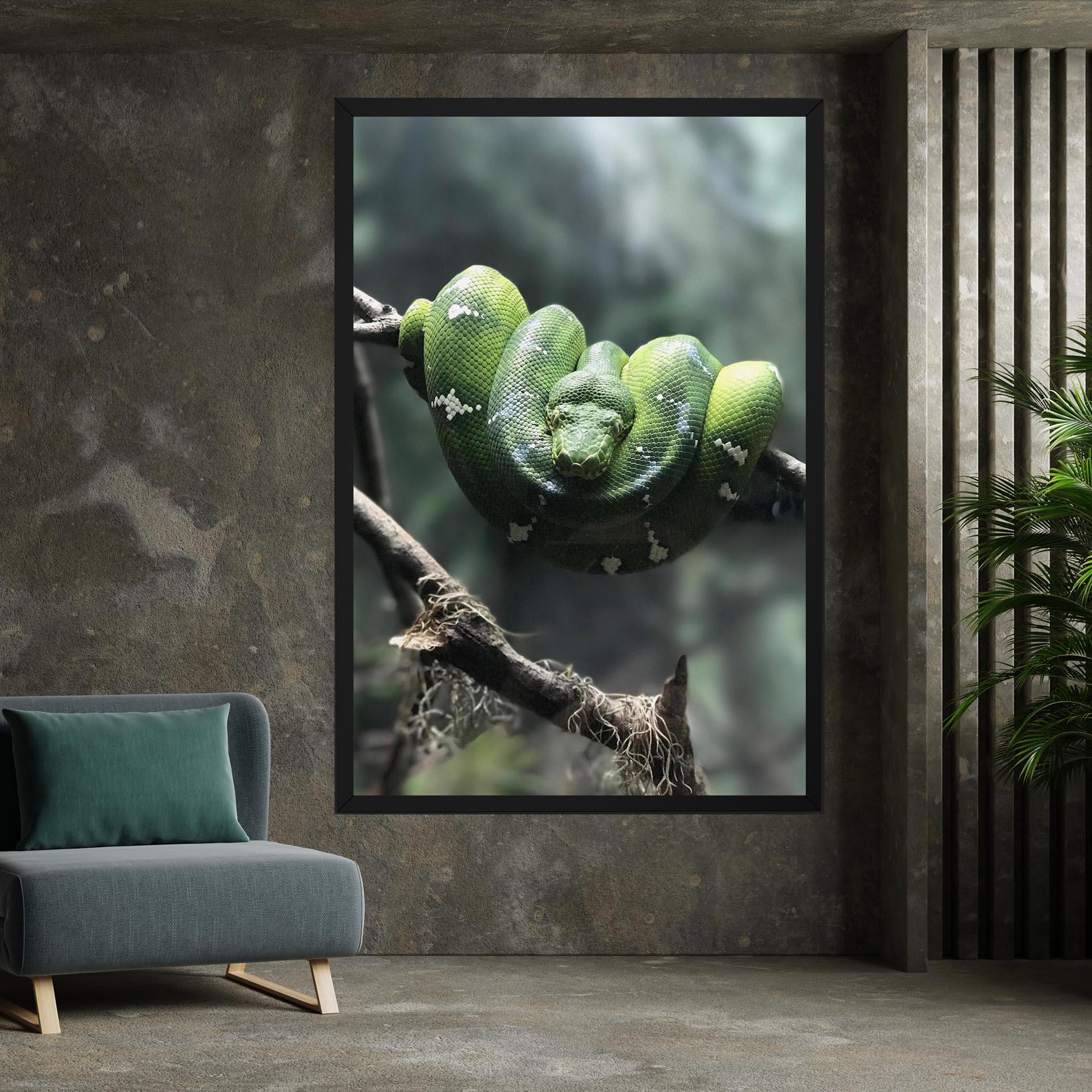 Tablou Canvas Sleepy Snake mockup 7