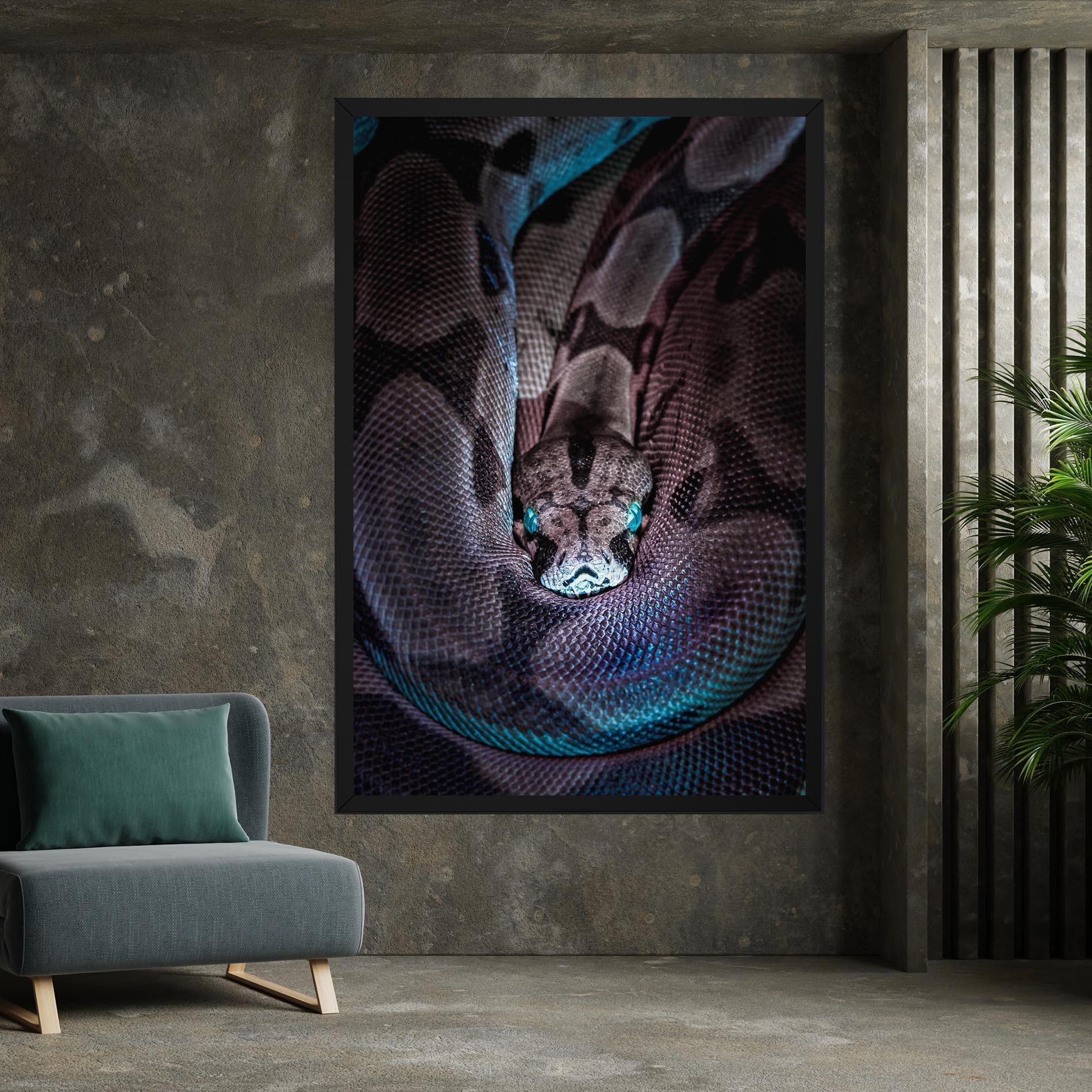 Tablou Canvas Vibrant Snake mockup 7