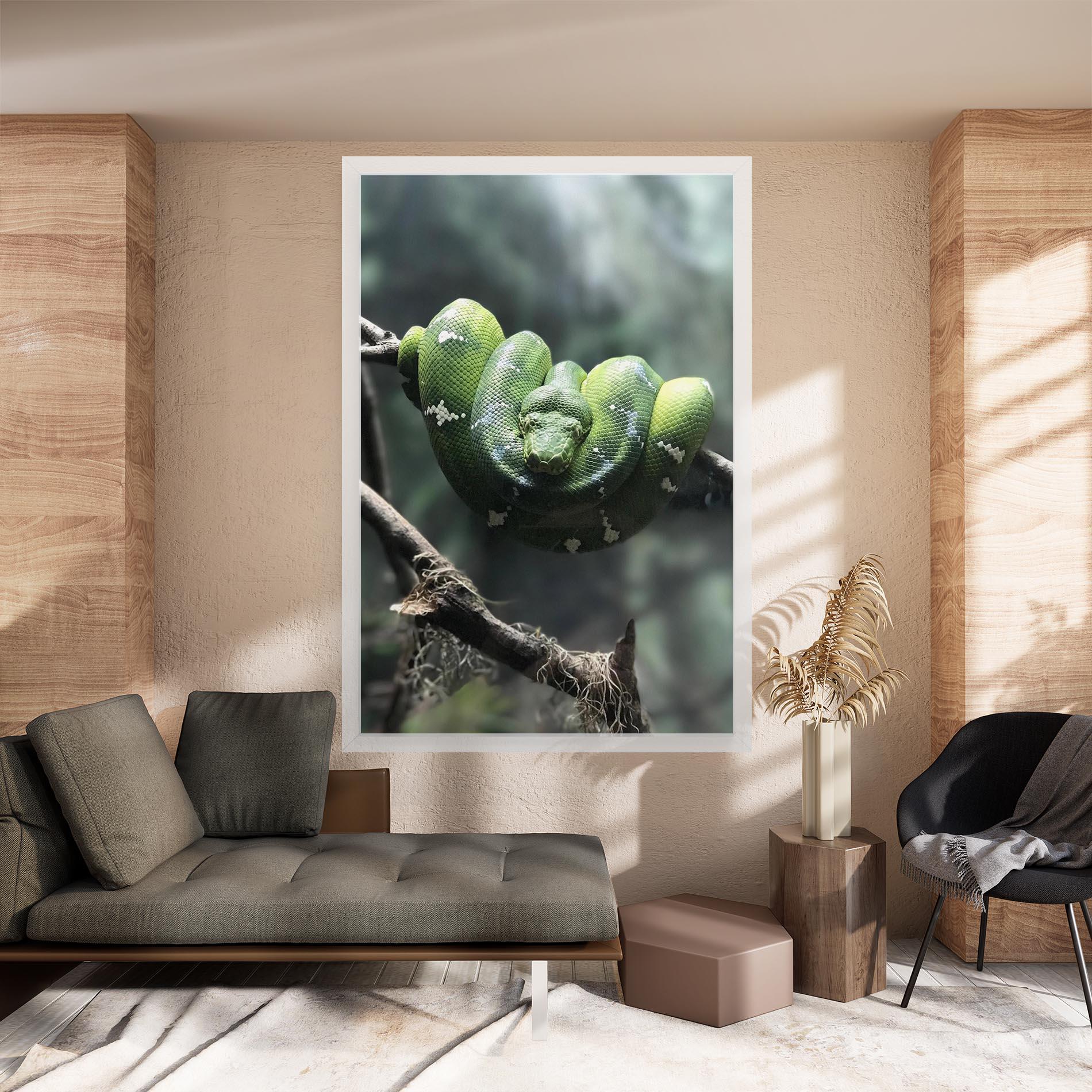 Tablou Canvas Sleepy Snake mockup 8