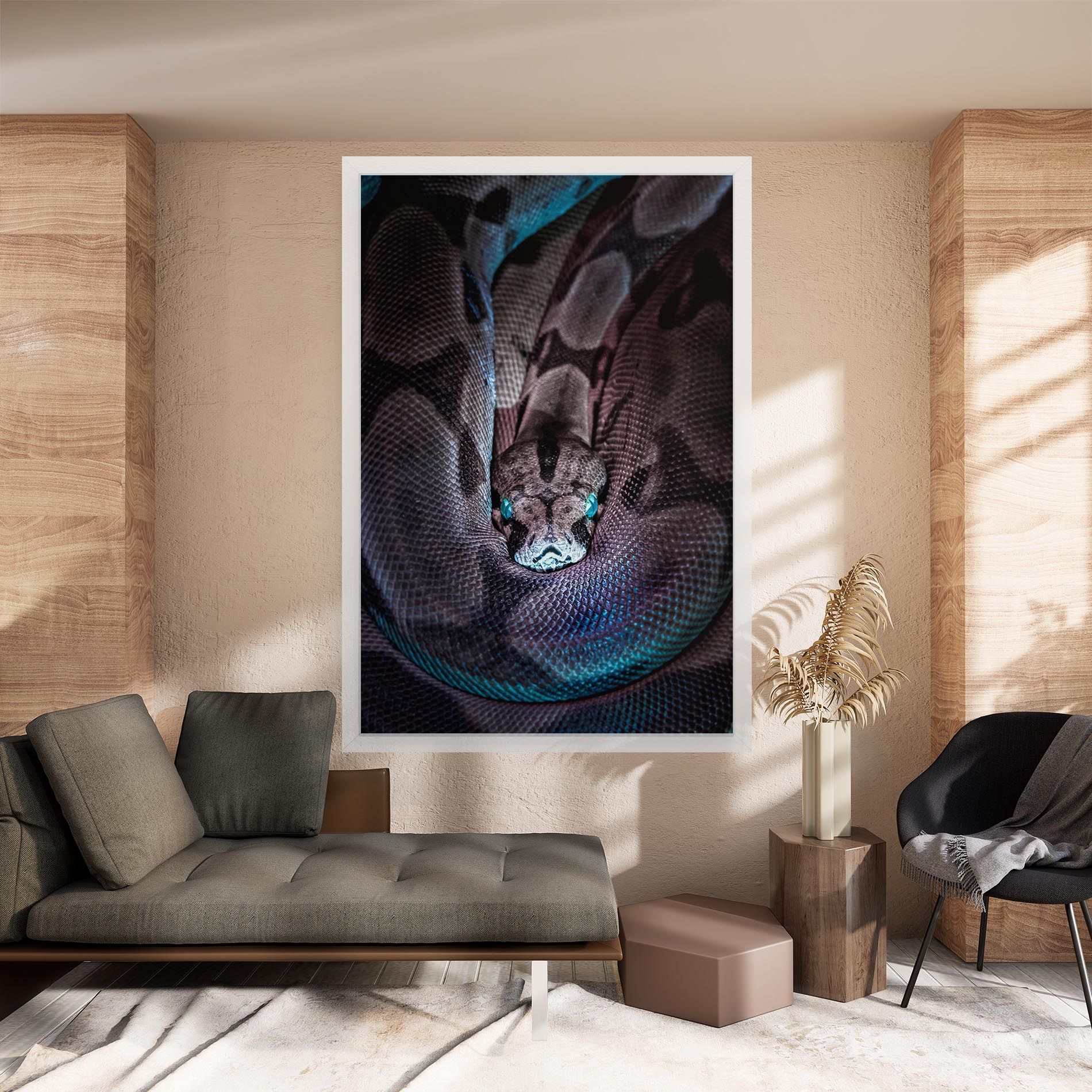 Vibrant Snake mockup 8