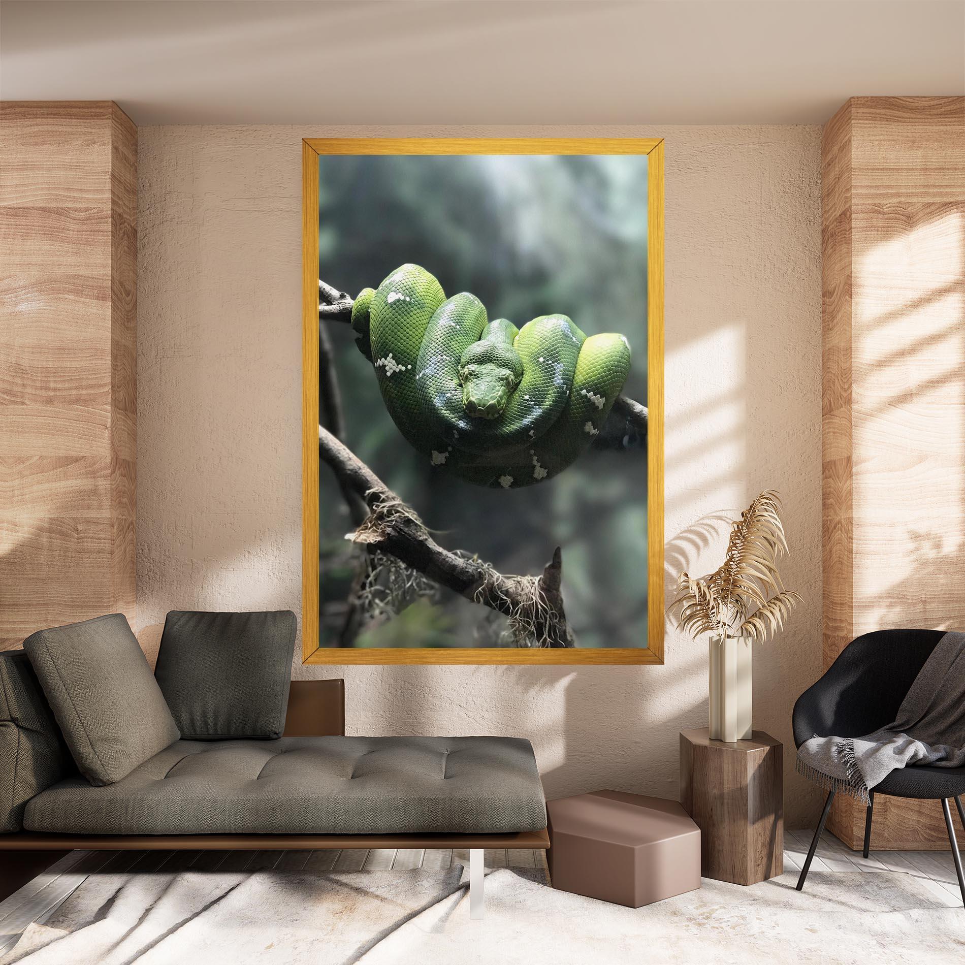Tablou Canvas Sleepy Snake mockup 8