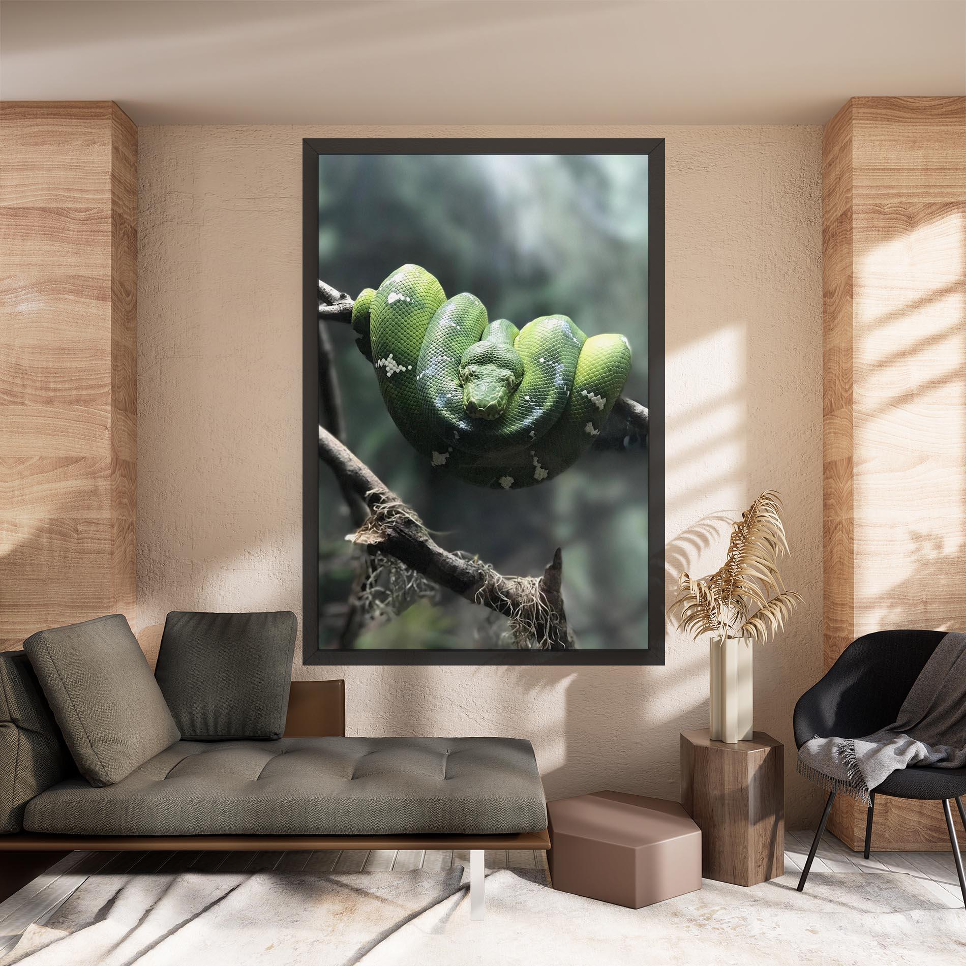 Tablou Canvas Sleepy Snake mockup 8
