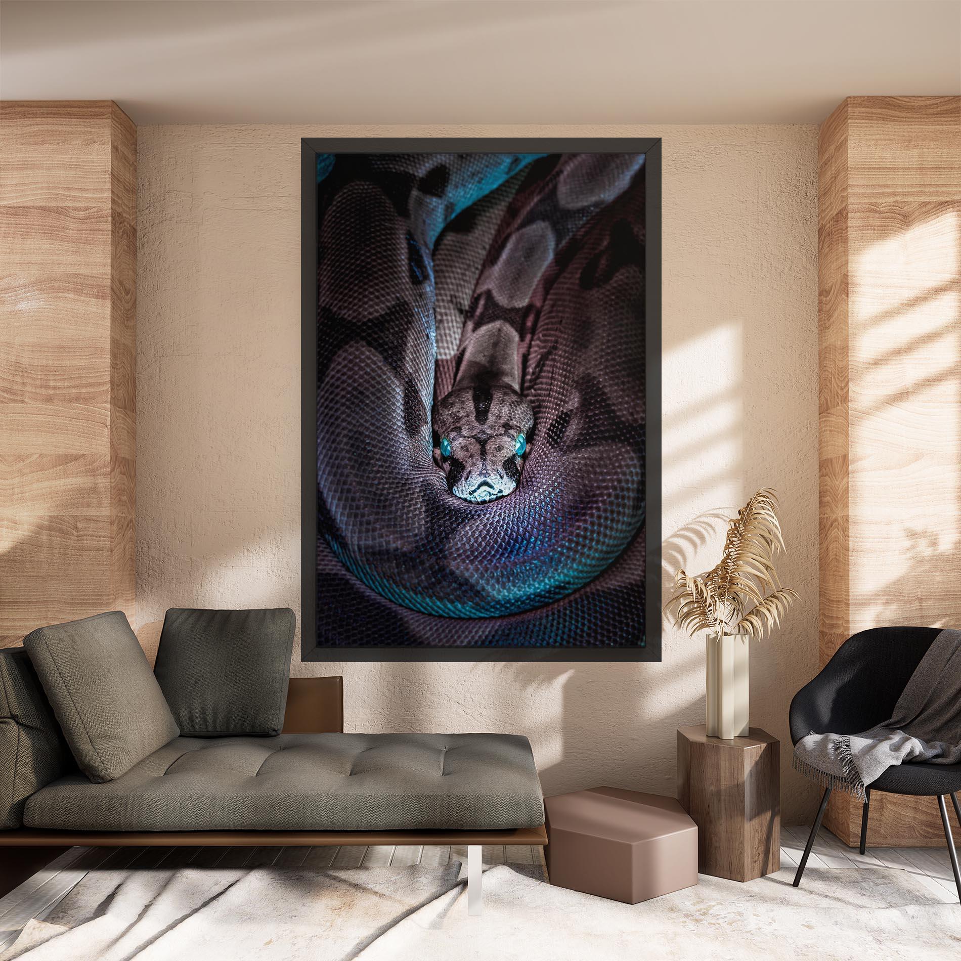 Tablou Canvas Vibrant Snake mockup 8